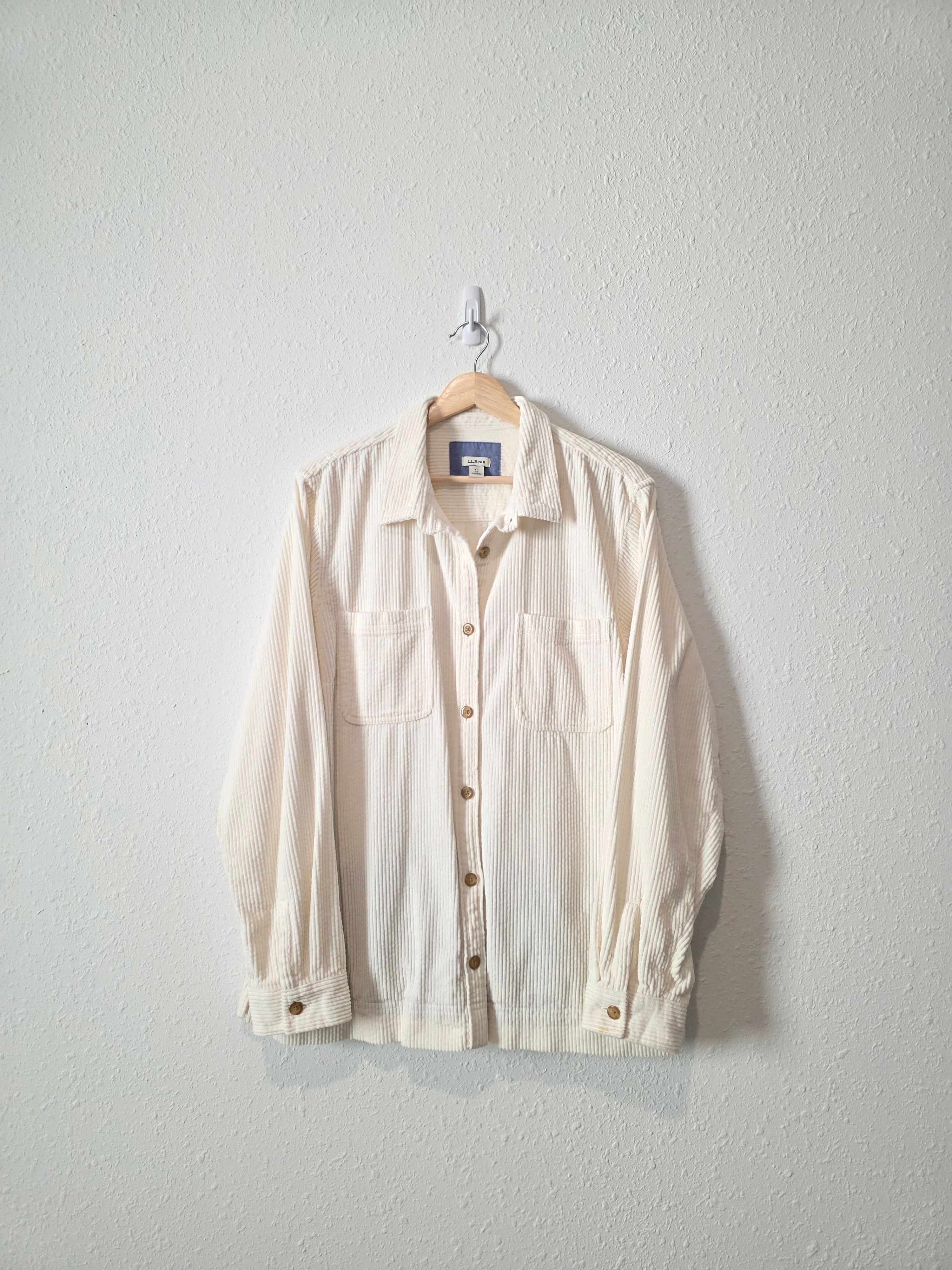 LL Bean Corduroy Button Up (XL)