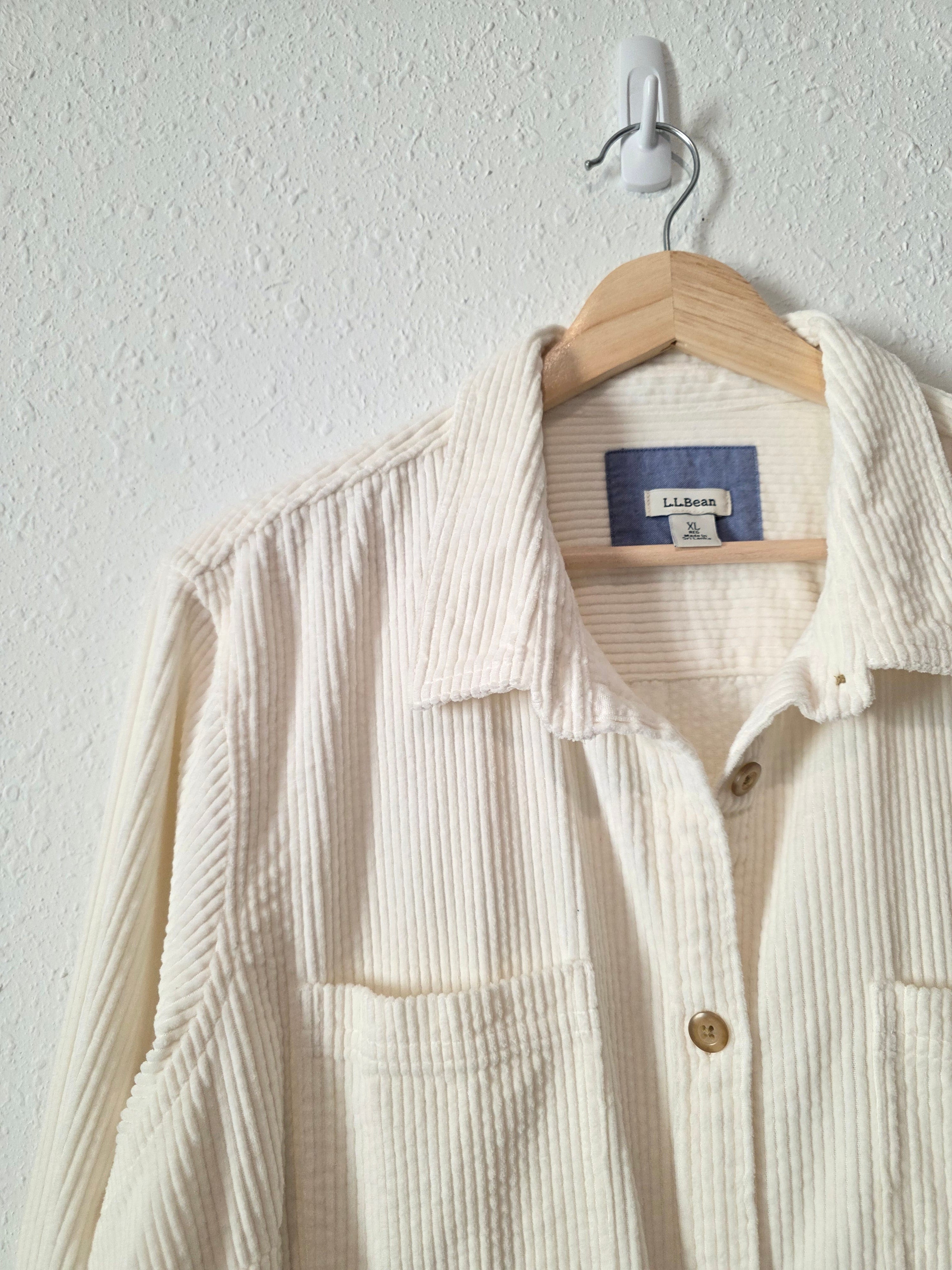 LL Bean Corduroy Button Up (XL)