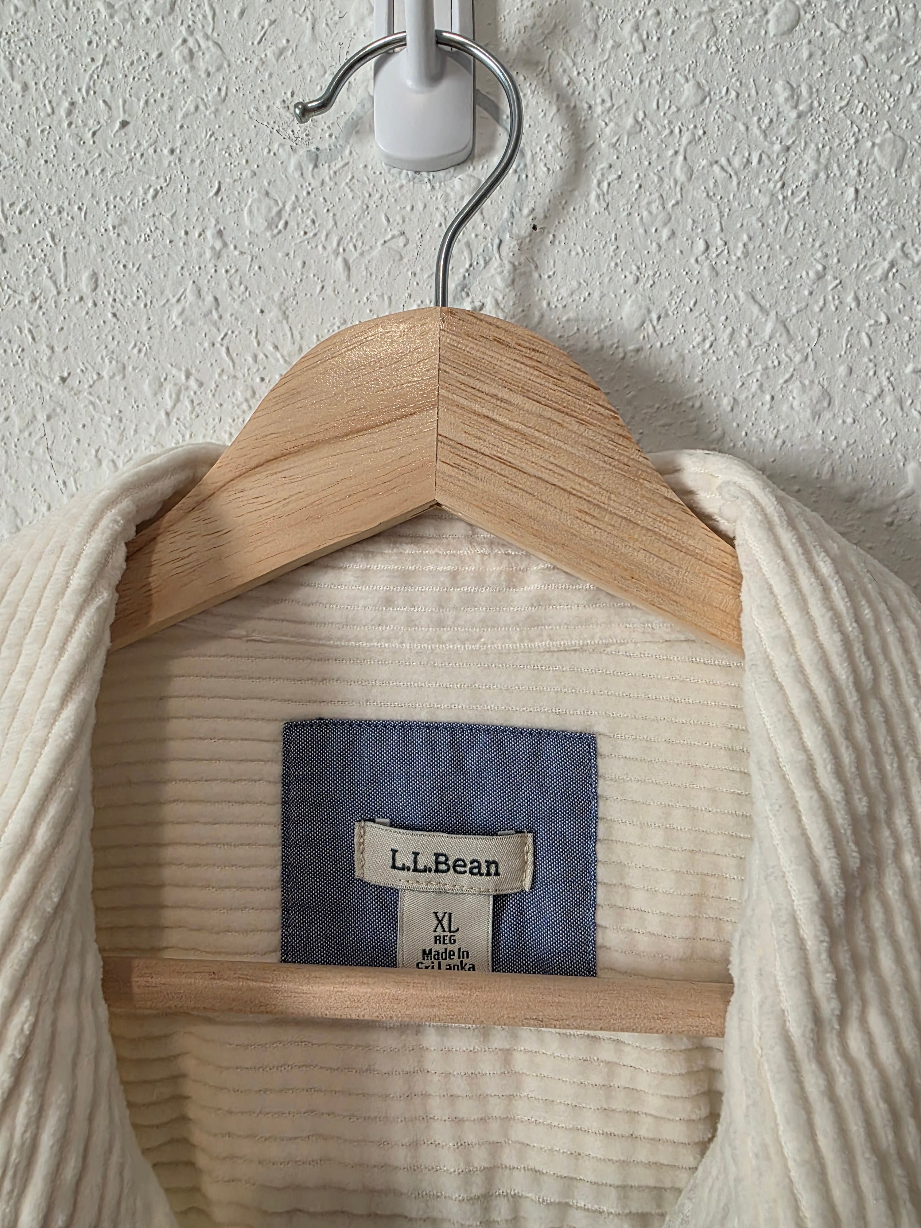 LL Bean Corduroy Button Up (XL)