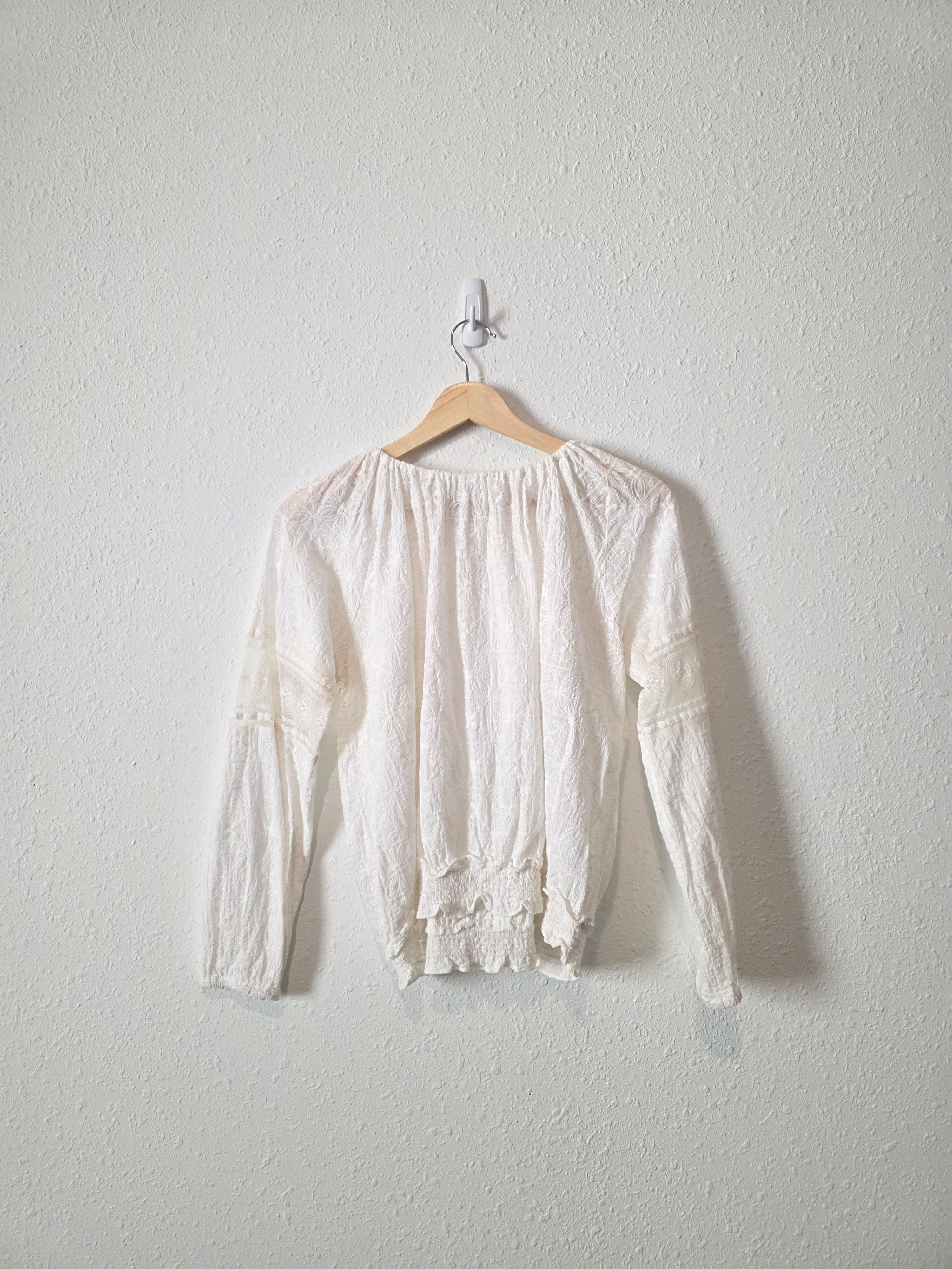 Embroidered Cotton Blouse (M)