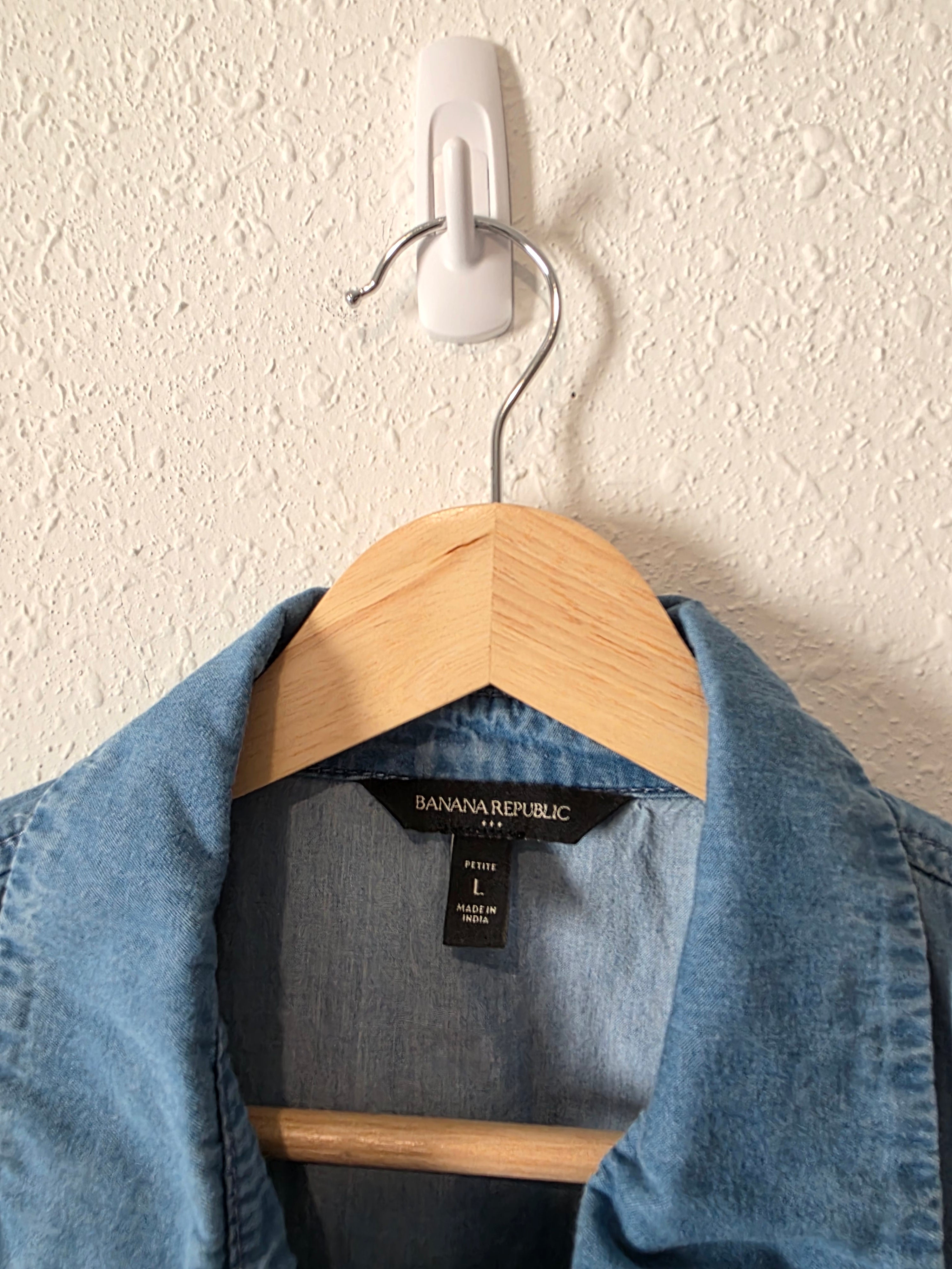 Banana Republic Denim Crop Shirt (LP)