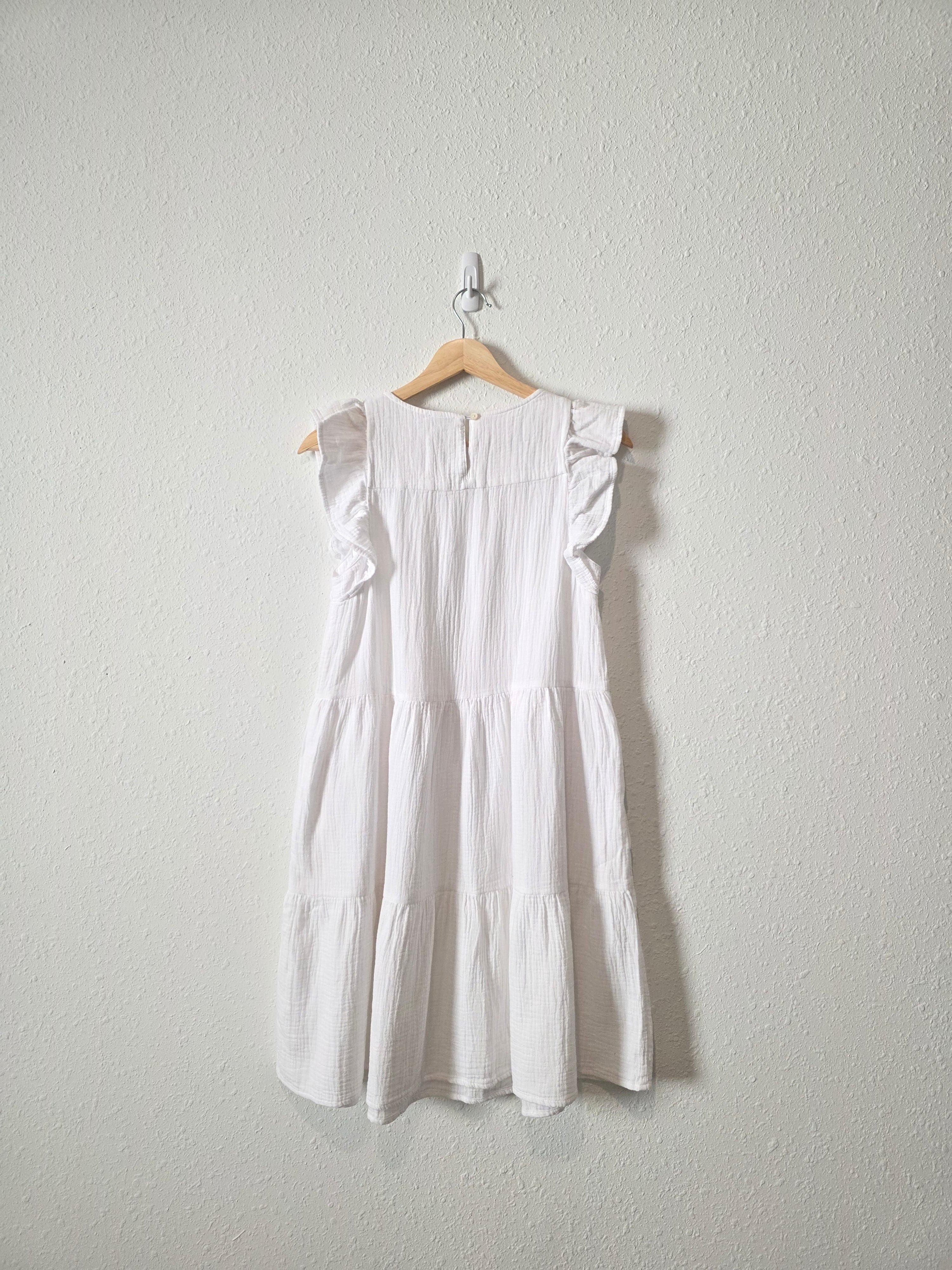 J.Crew White Cotton Gauze Dress (2)