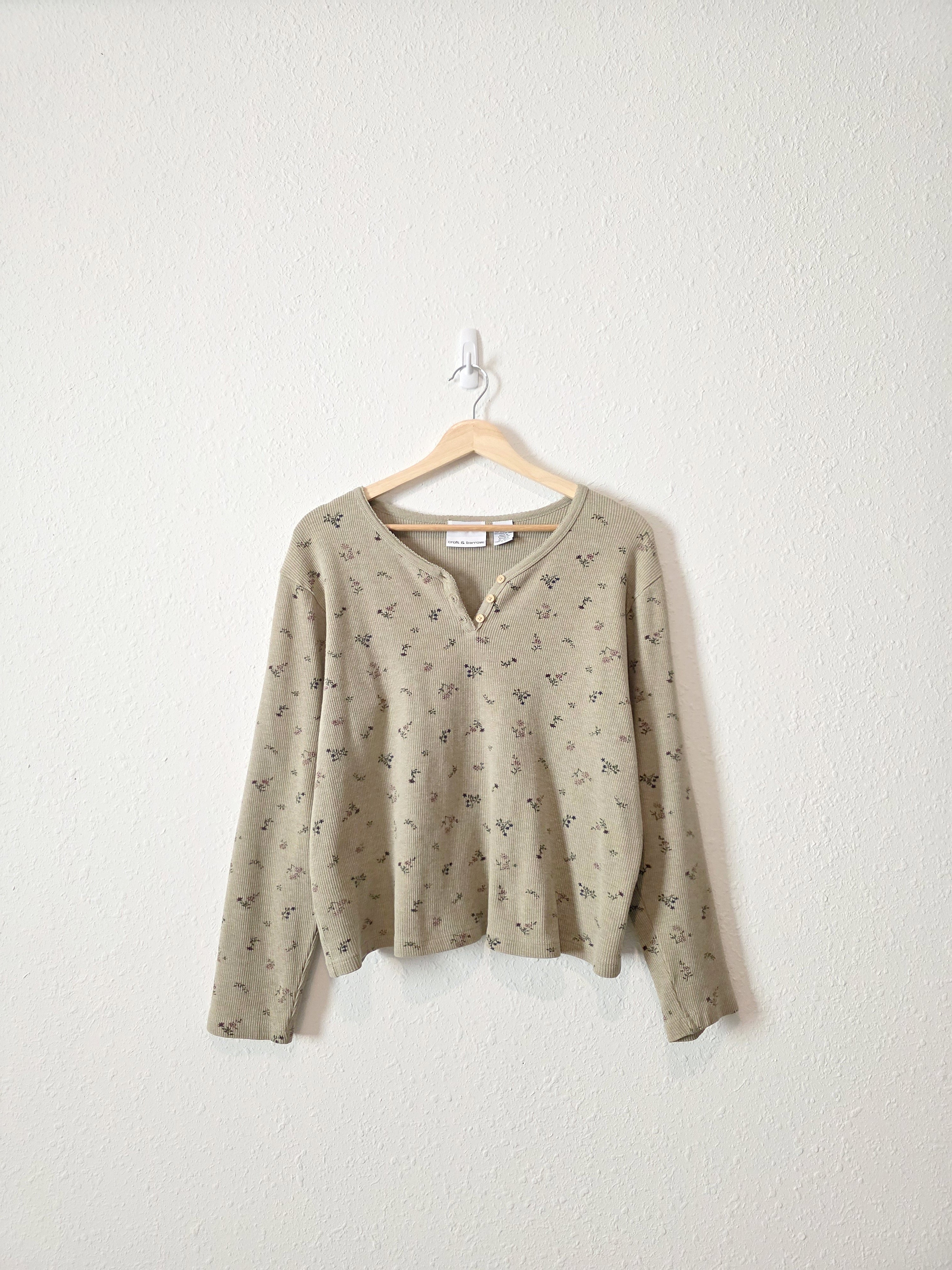Vintage Dainty Floral Tee (L)