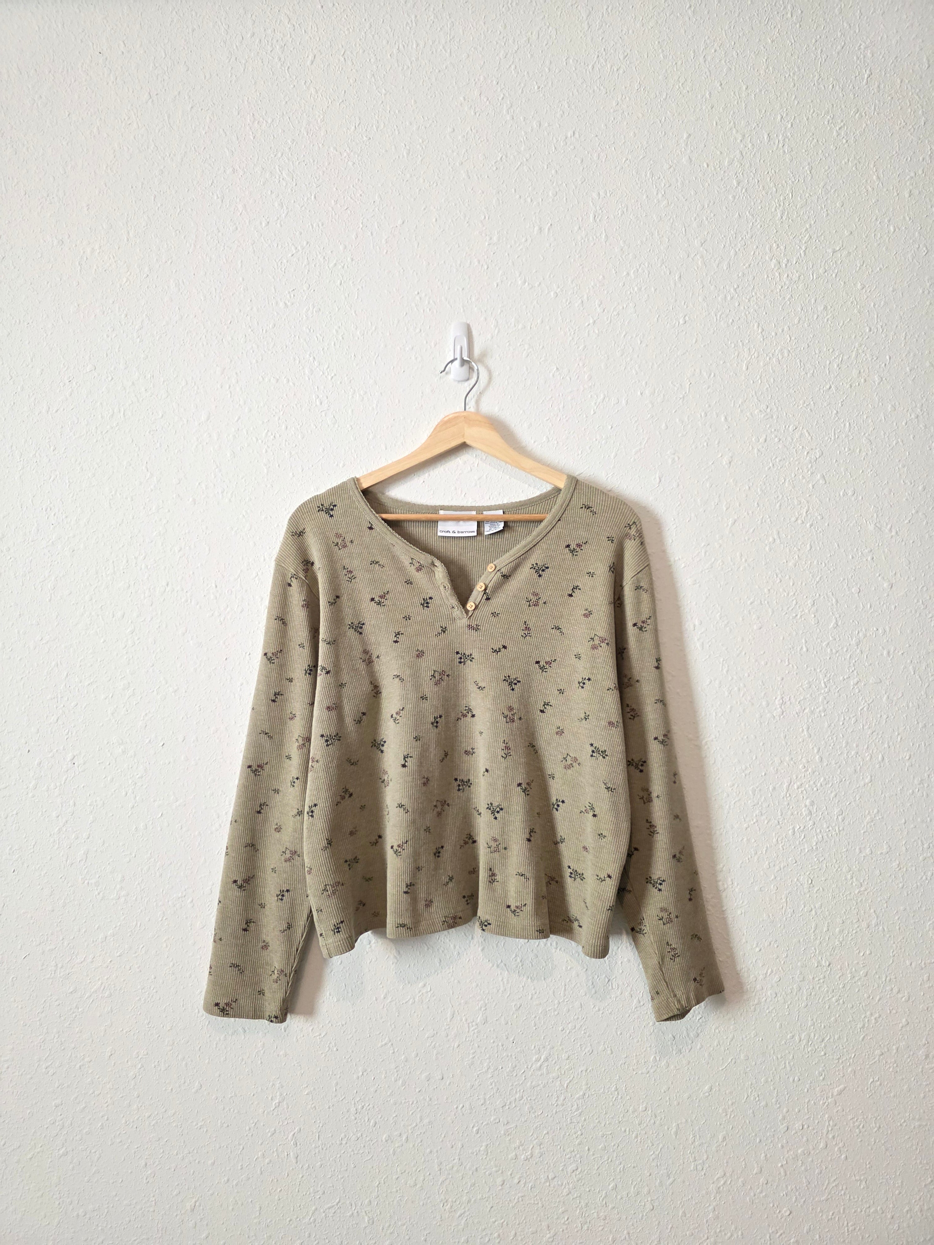 Vintage Dainty Floral Tee (L)