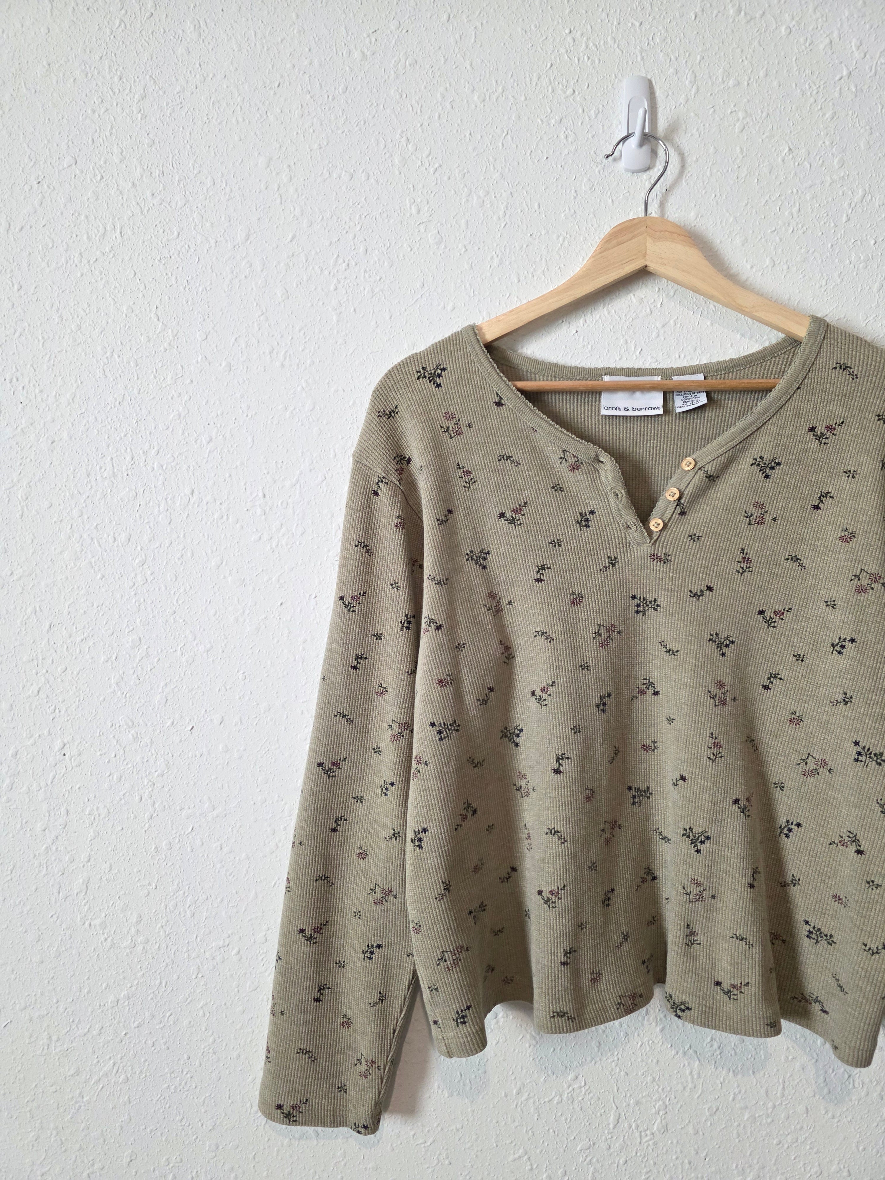 Vintage Dainty Floral Tee (L)