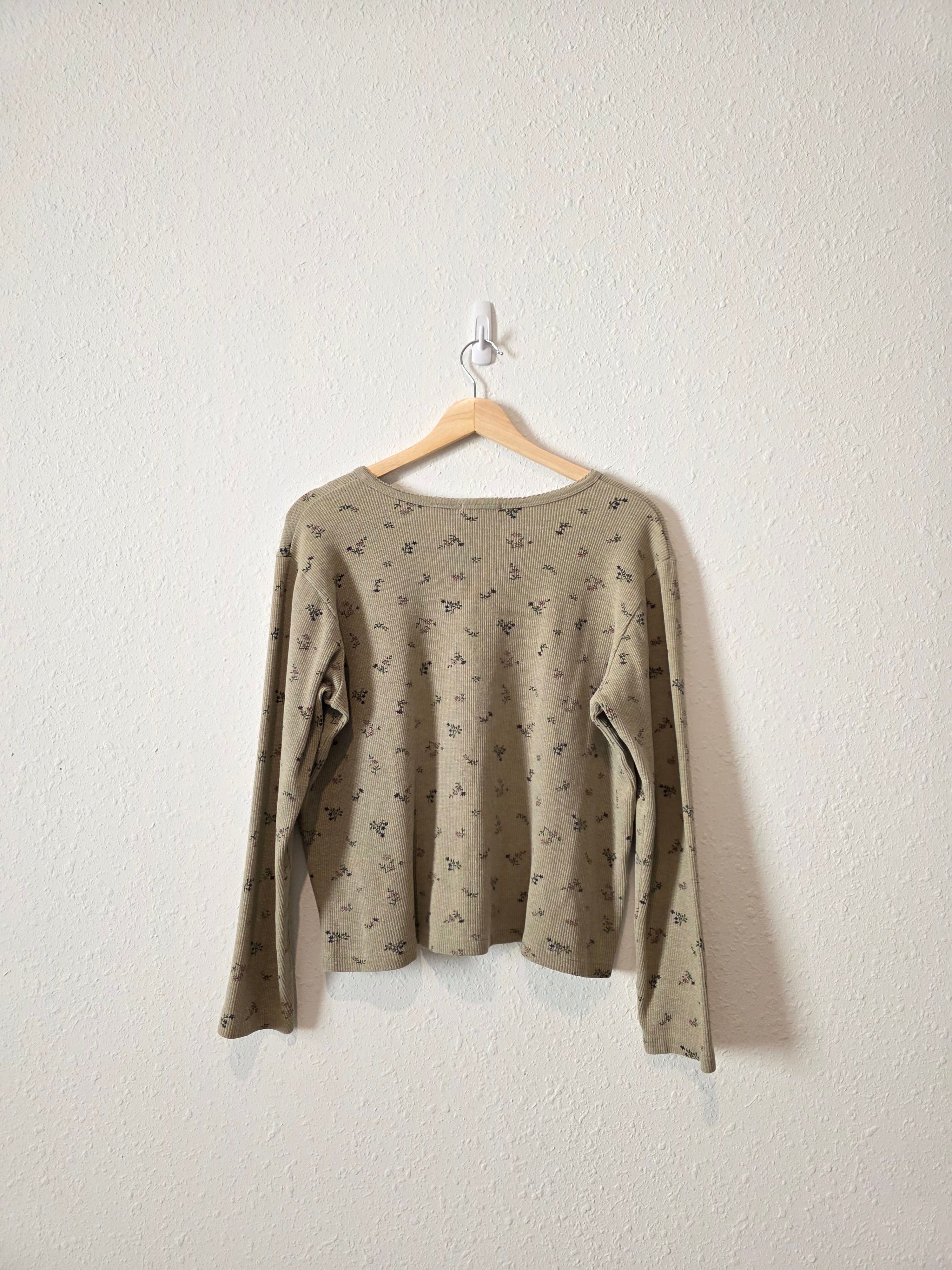 Vintage Dainty Floral Tee (L)