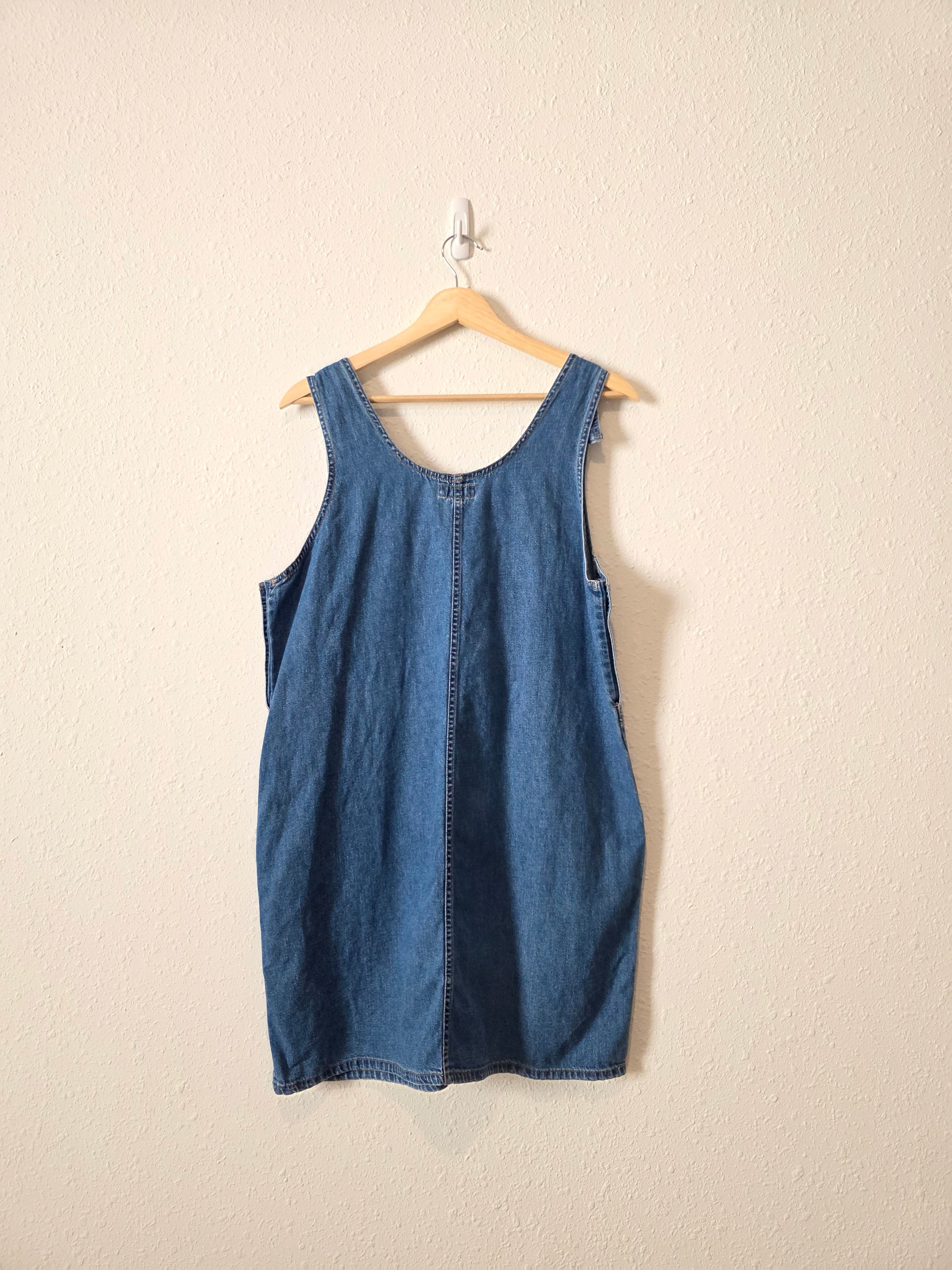 Vintage Cotton Denim Dress (M)