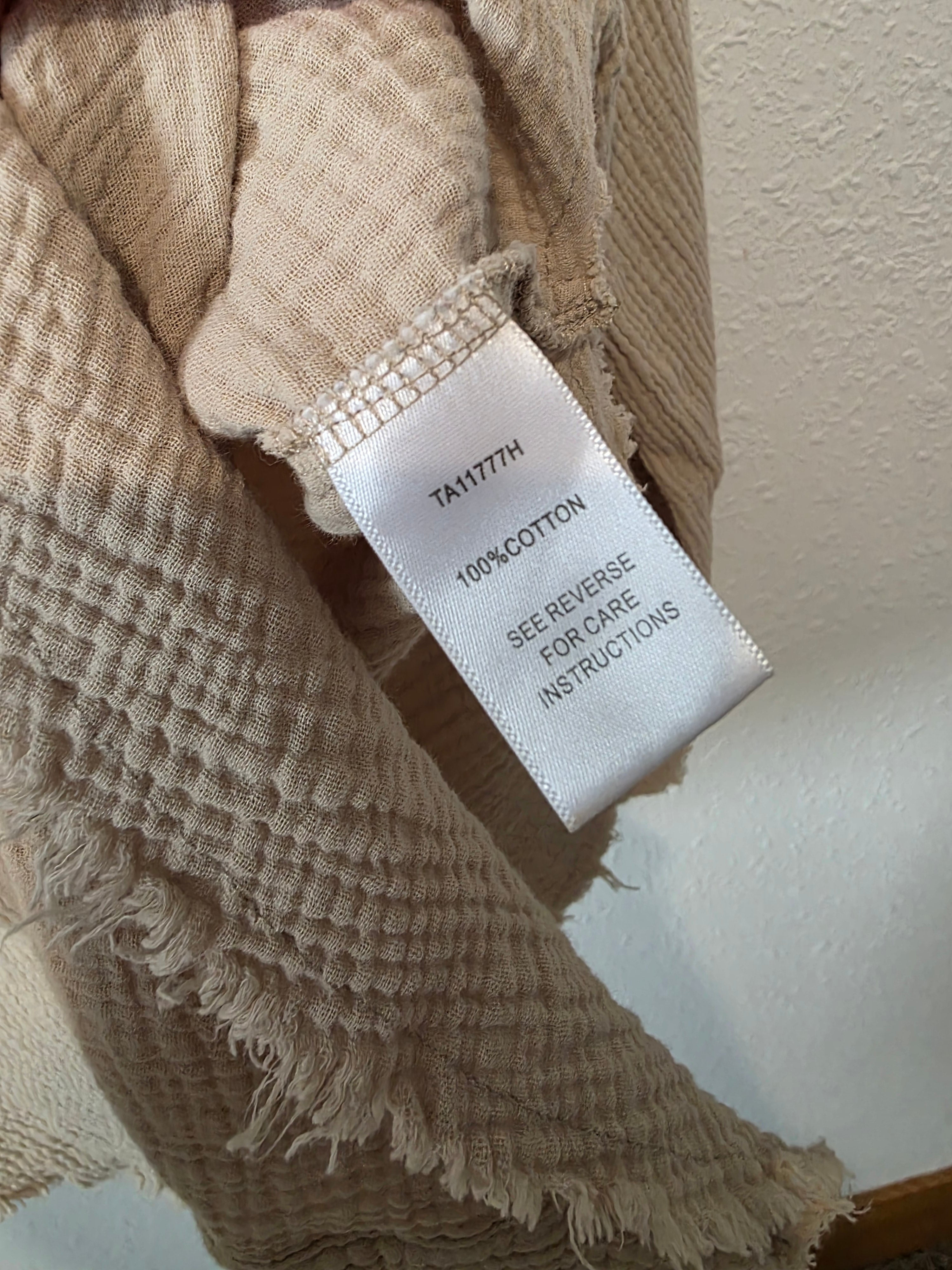 Oversized Cotton Gauze Button Up (M)