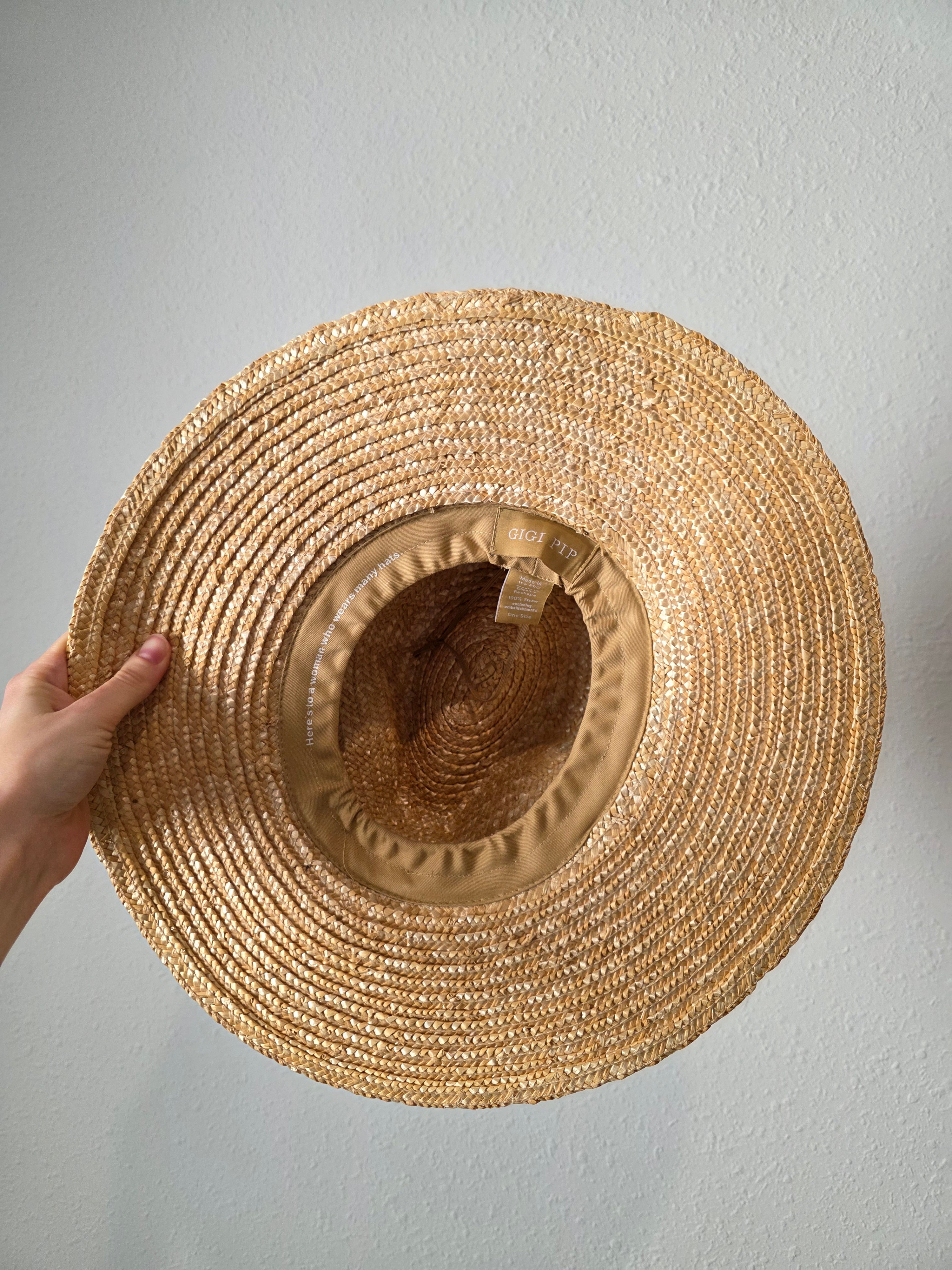 Gigi Pip Isla Straw Hat (OS)