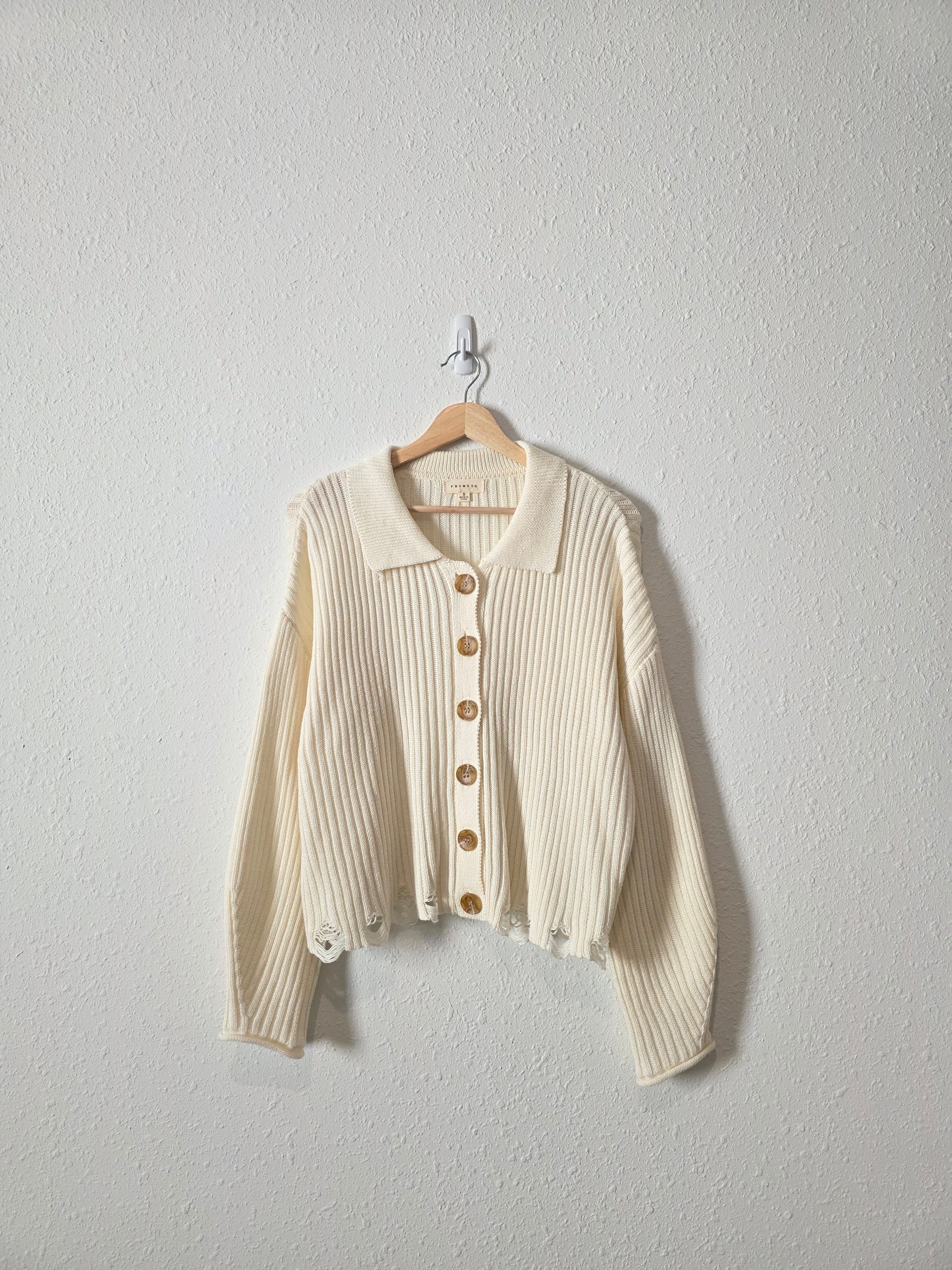 Promesa Button Up Sweater (S)