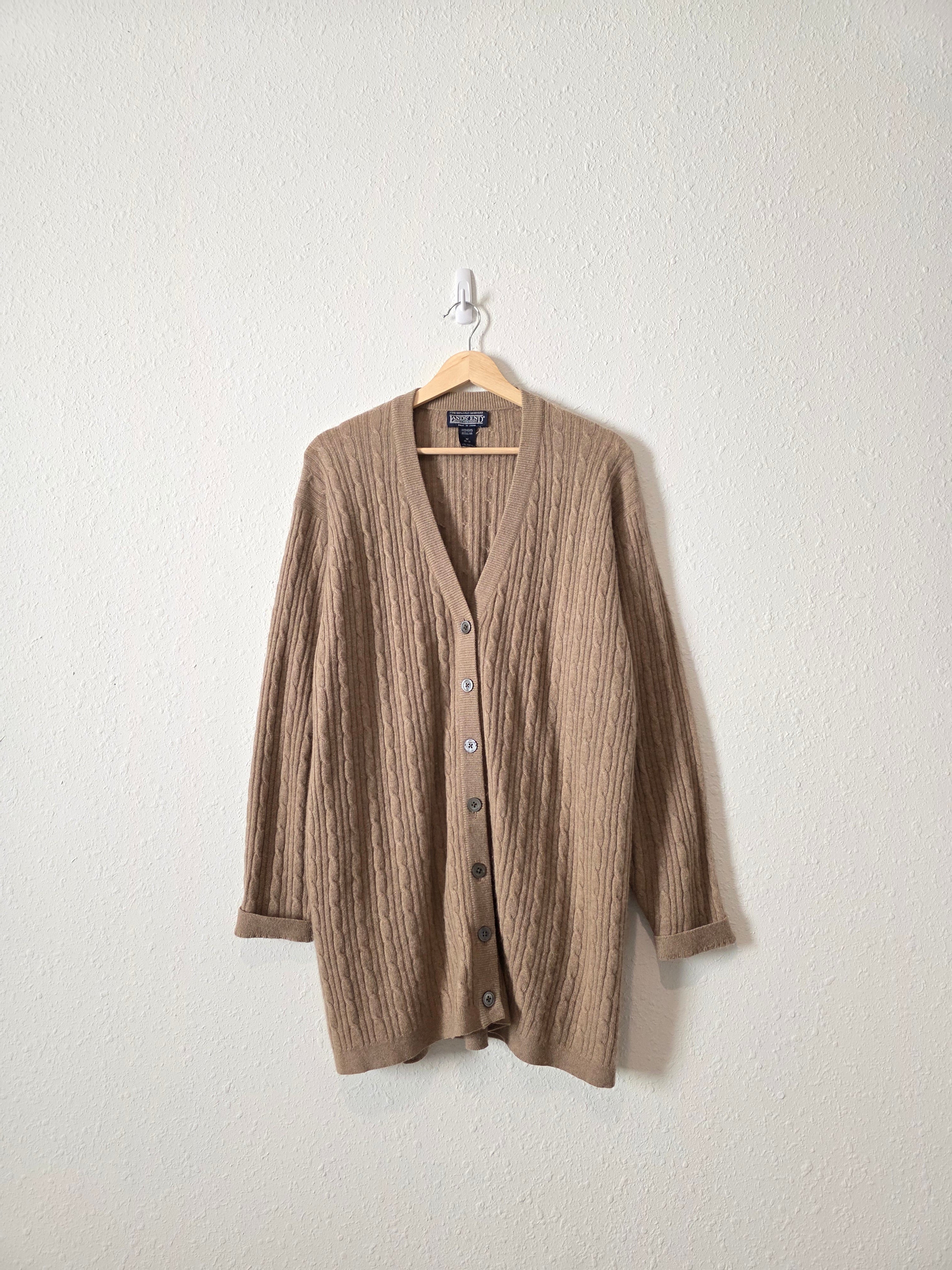 Vintage Lands End Cashmere Cardigan (M)