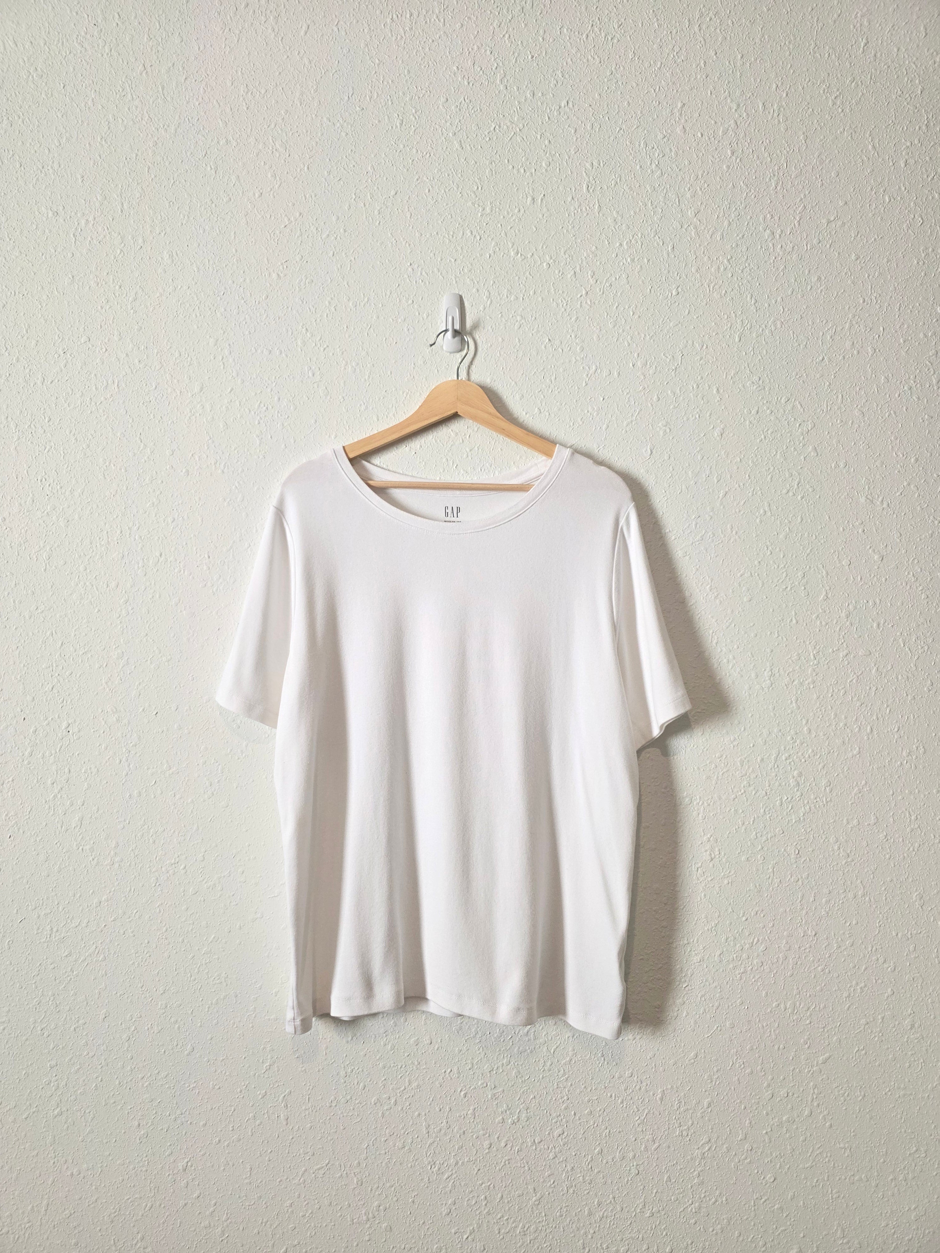 Gap White Crewneck Tee (XXL)