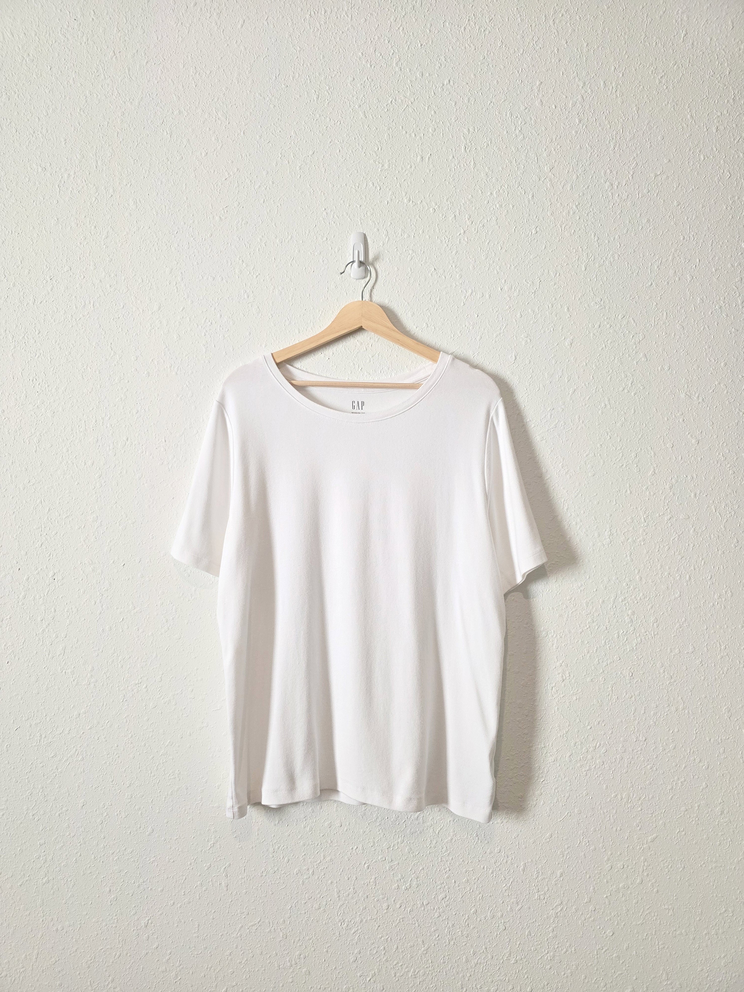 Gap White Crewneck Tee (XXL)
