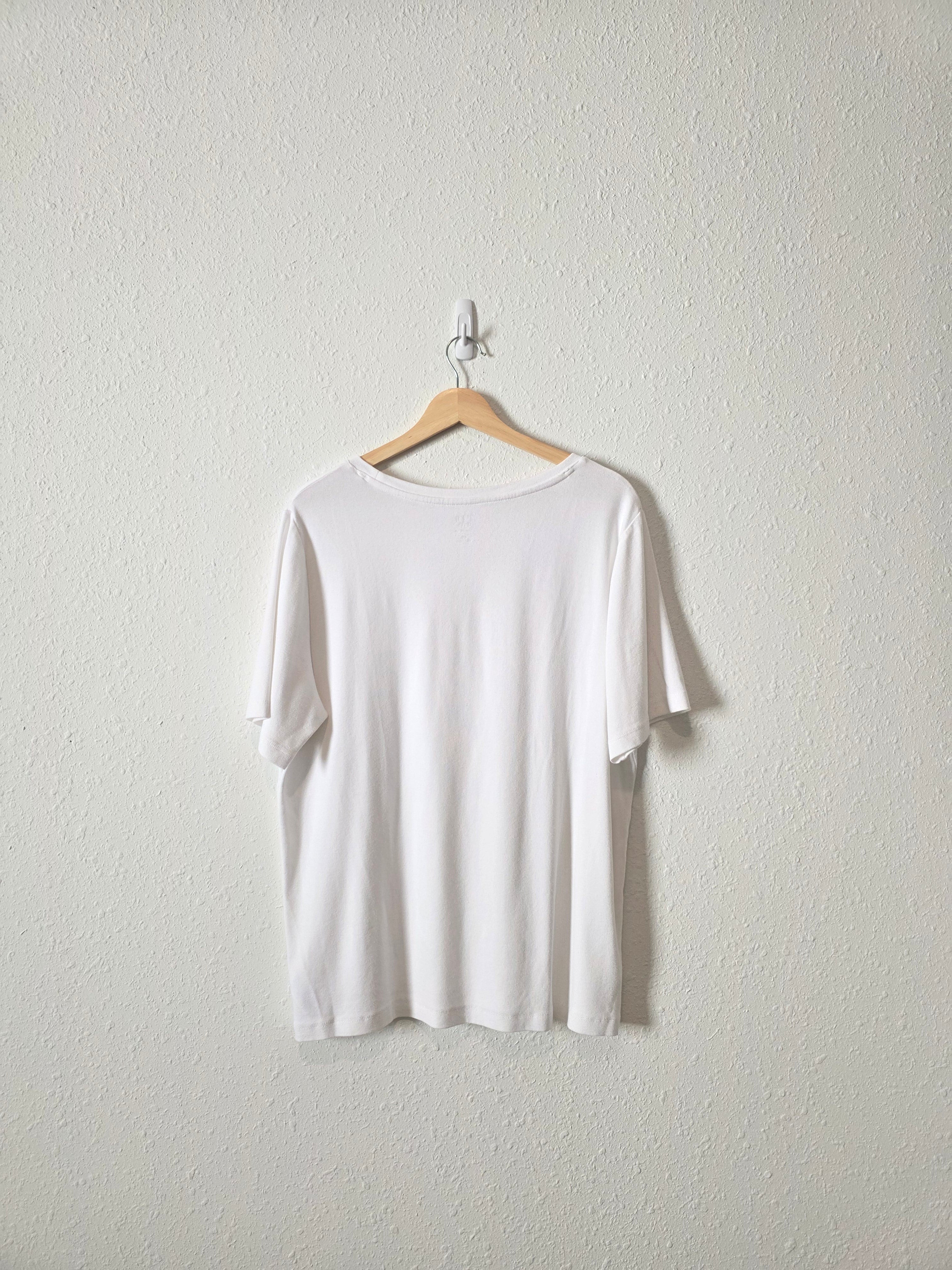 Gap White Crewneck Tee (XXL)