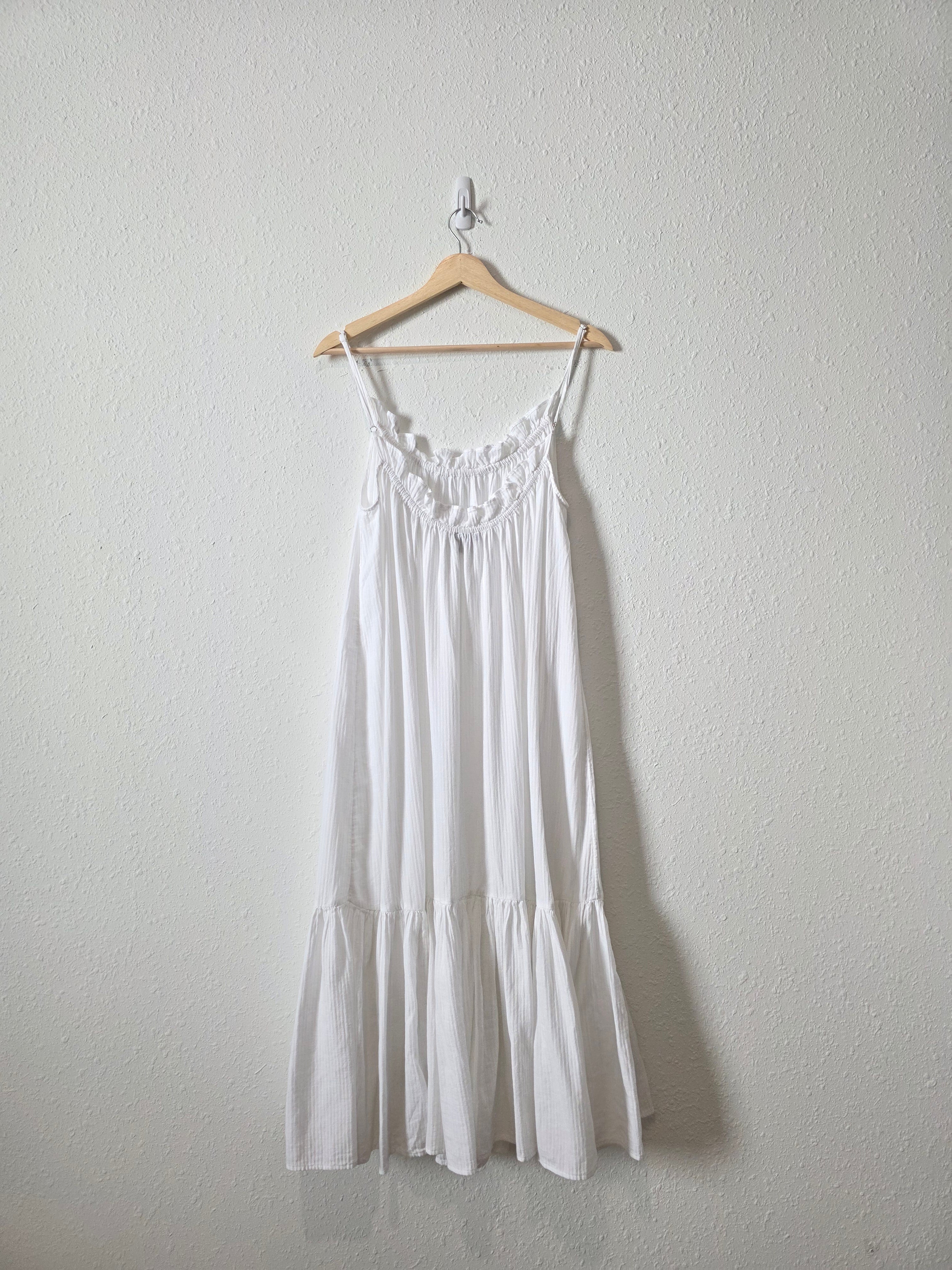 J.Crew White Midi Coverup Dress (S/M)