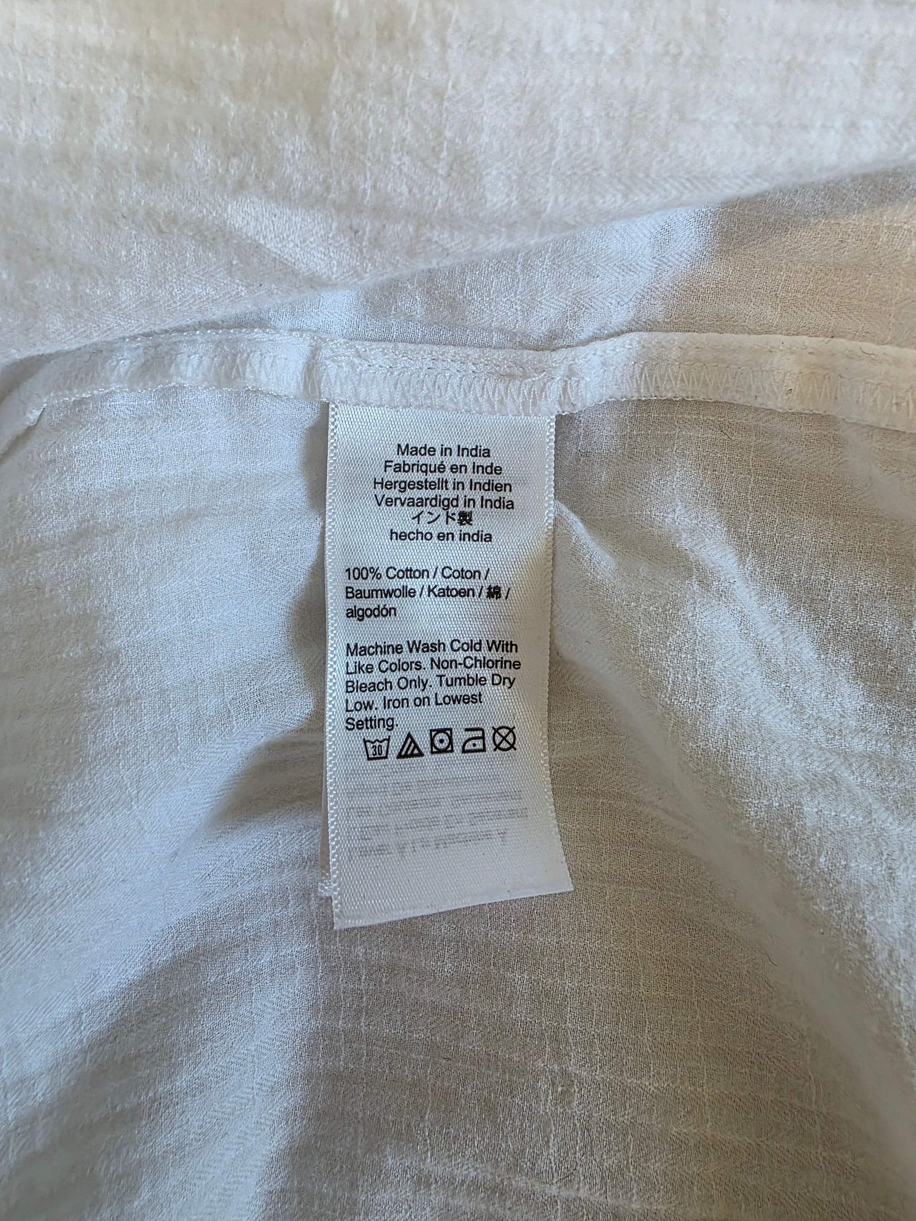 J.Crew White Midi Coverup Dress (S/M)