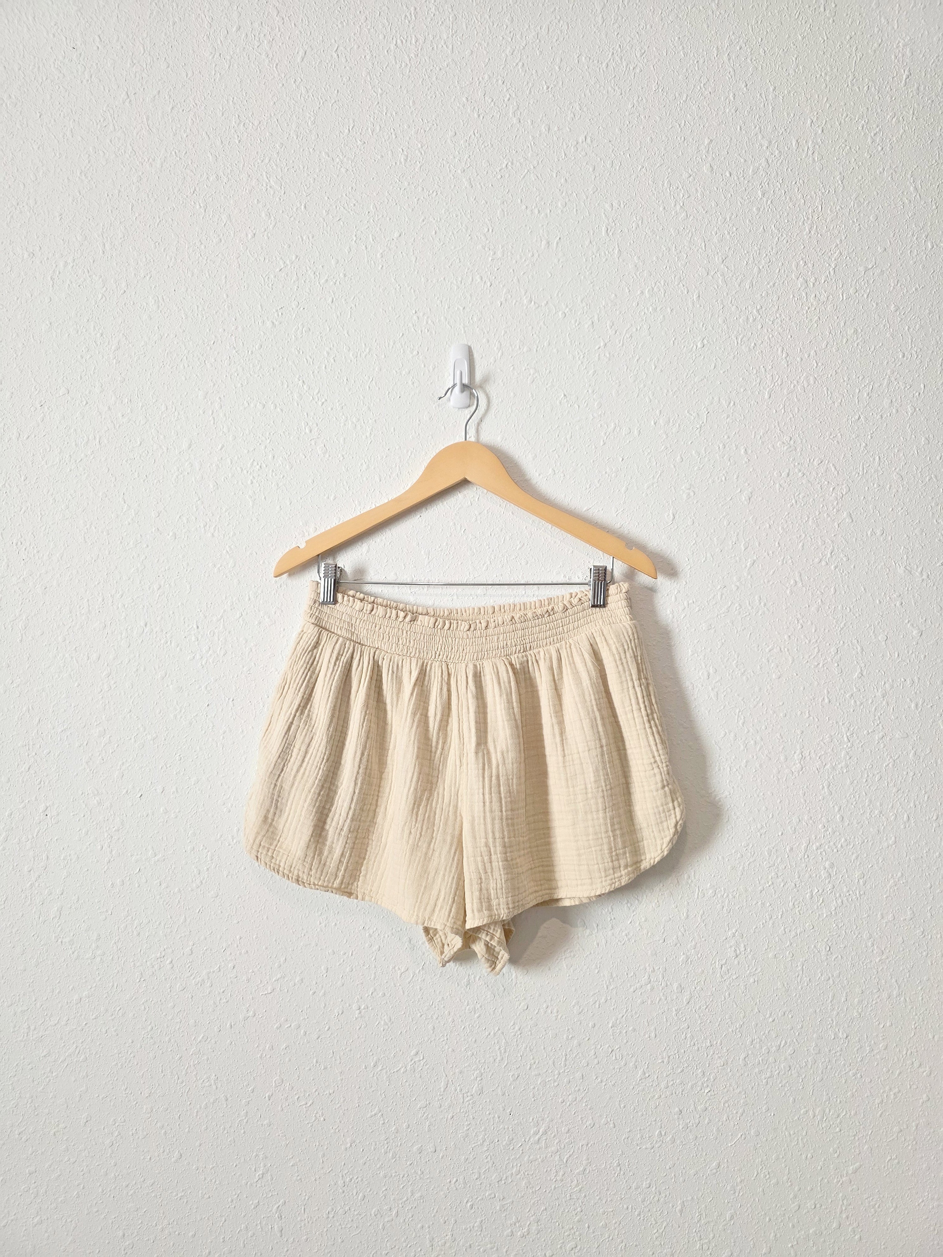 Aerie Beachy Gauze Shorts (L)