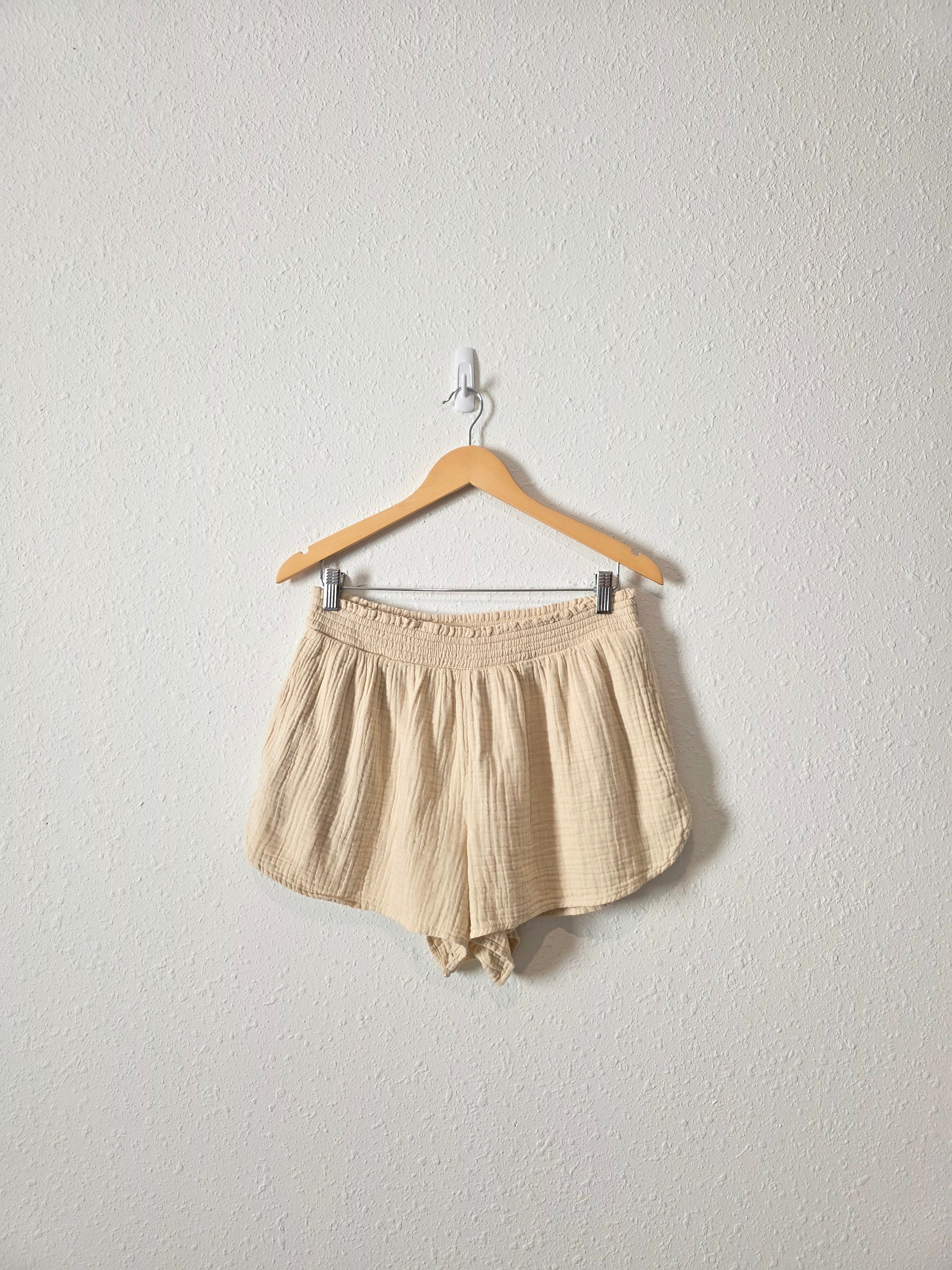 Aerie Beachy Gauze Shorts (L)