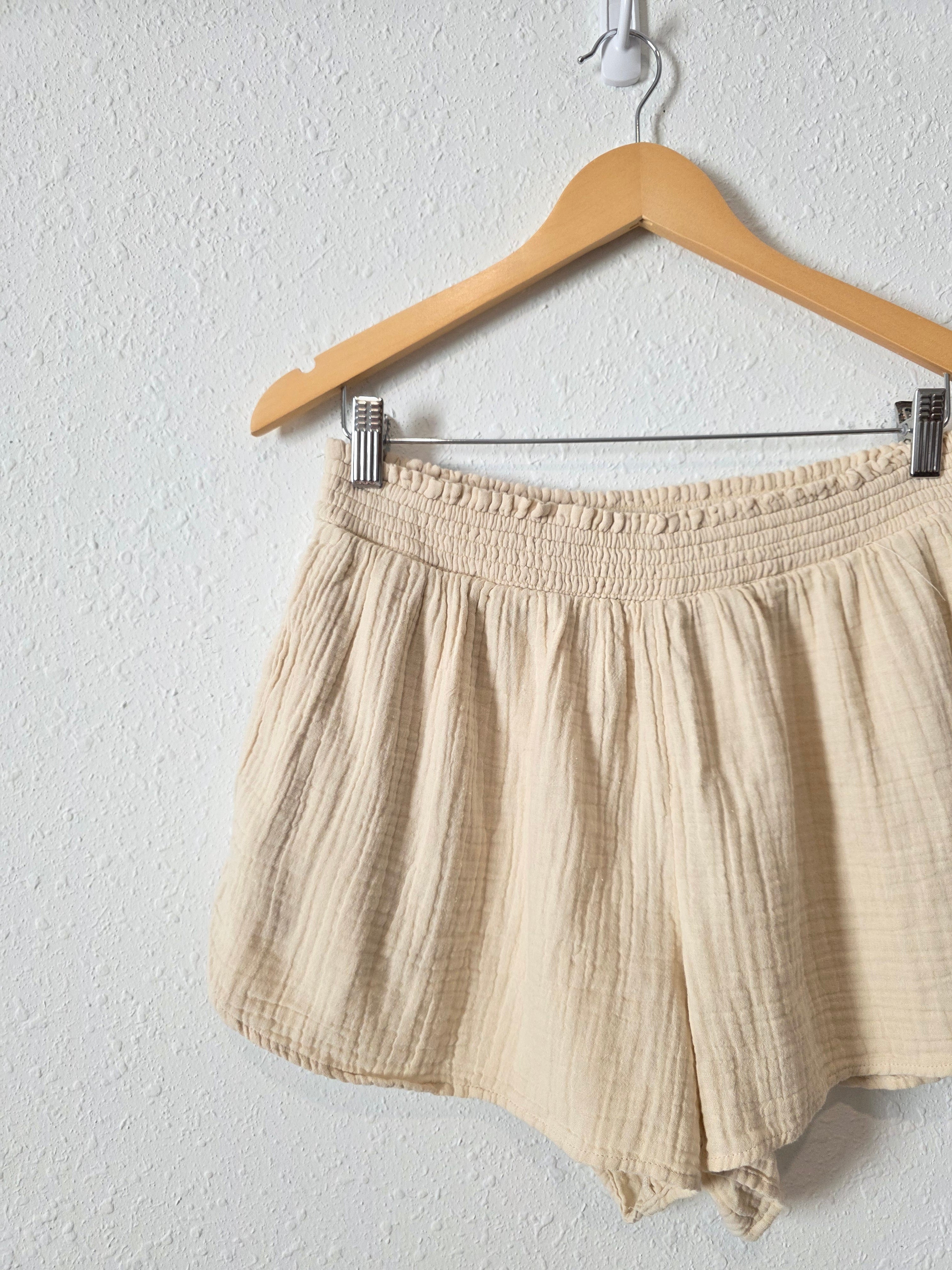 Aerie Beachy Gauze Shorts (L)
