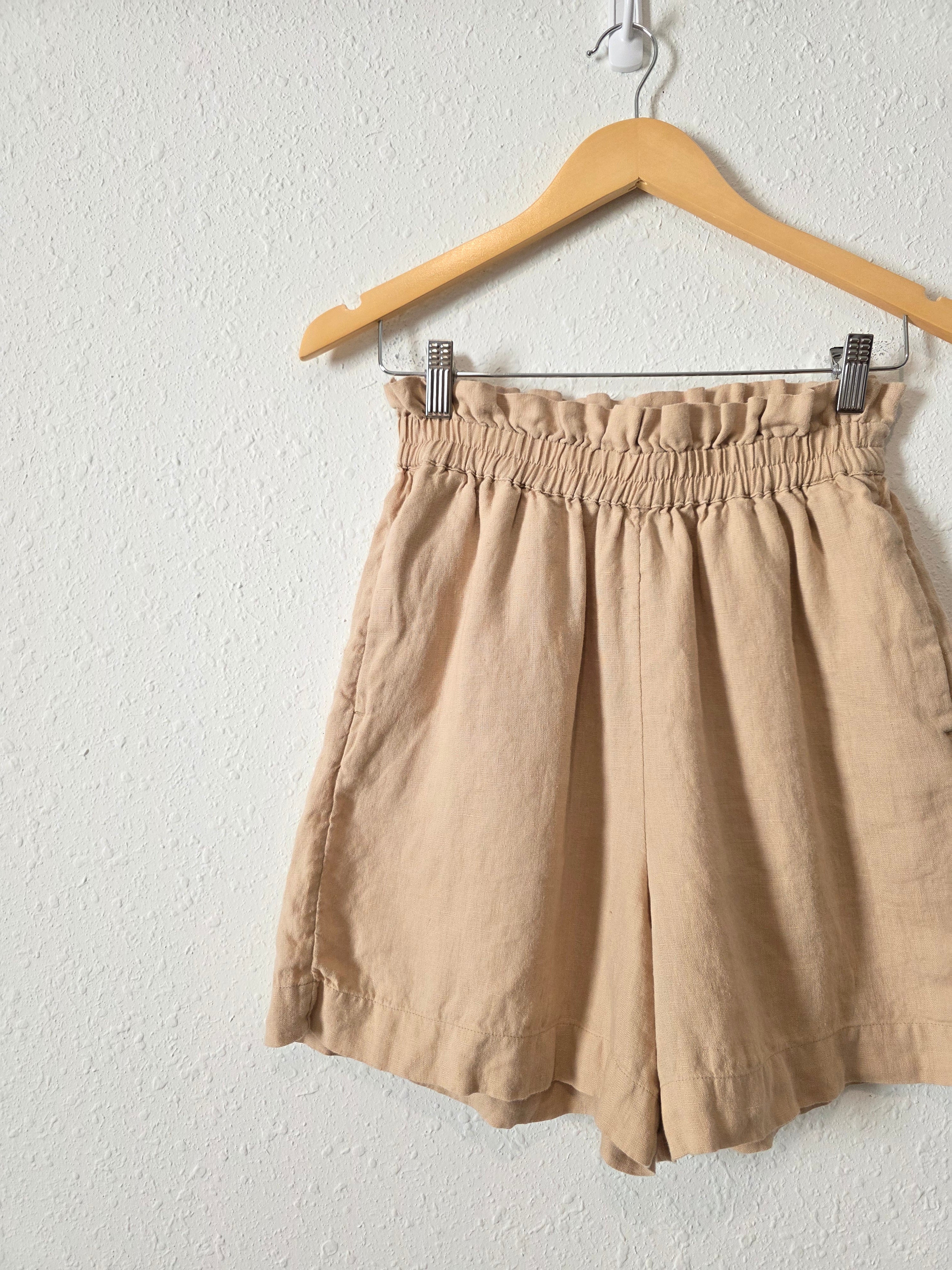 Relaxed Linen Shorts (S)