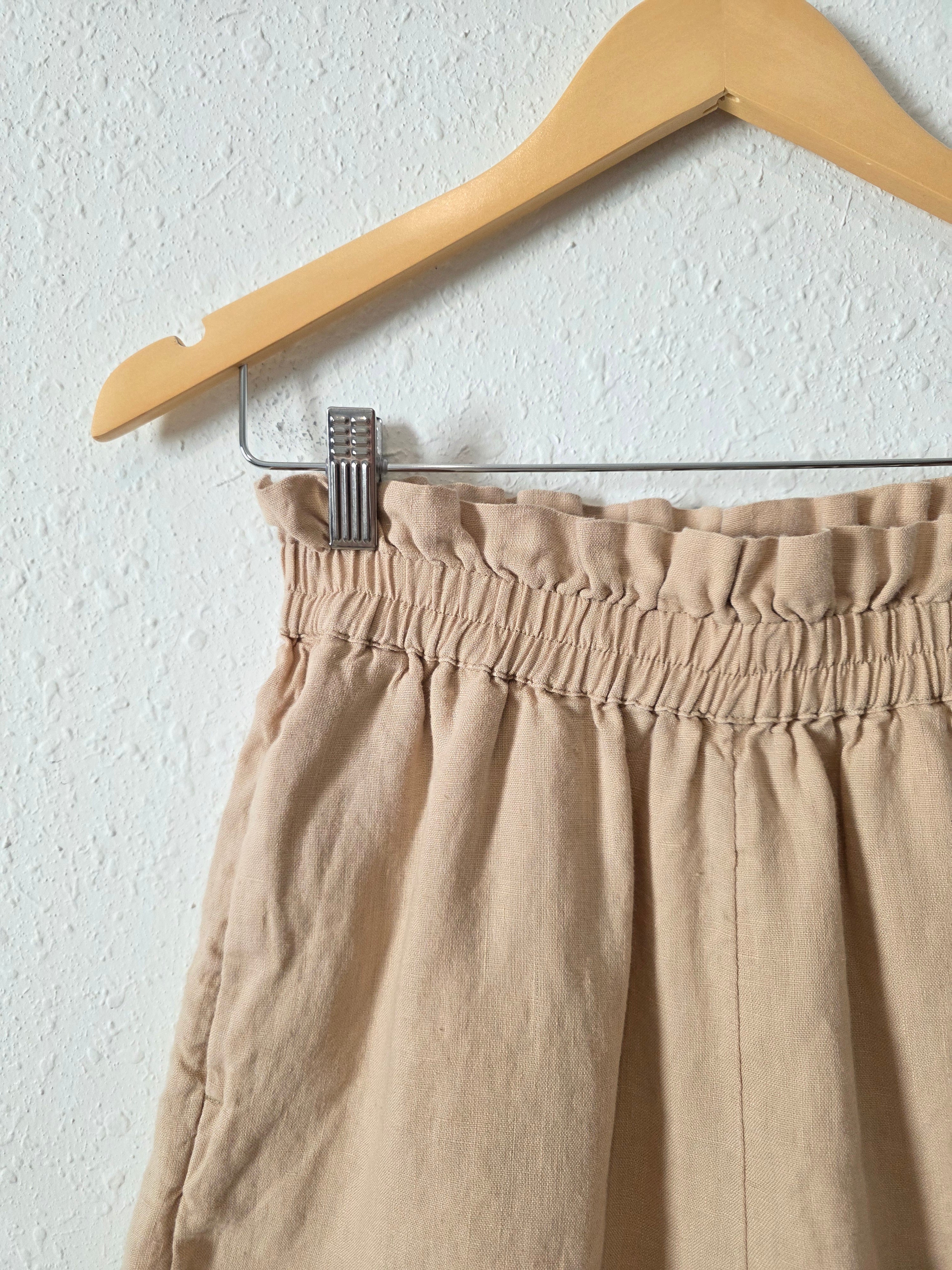 Relaxed Linen Shorts (S)