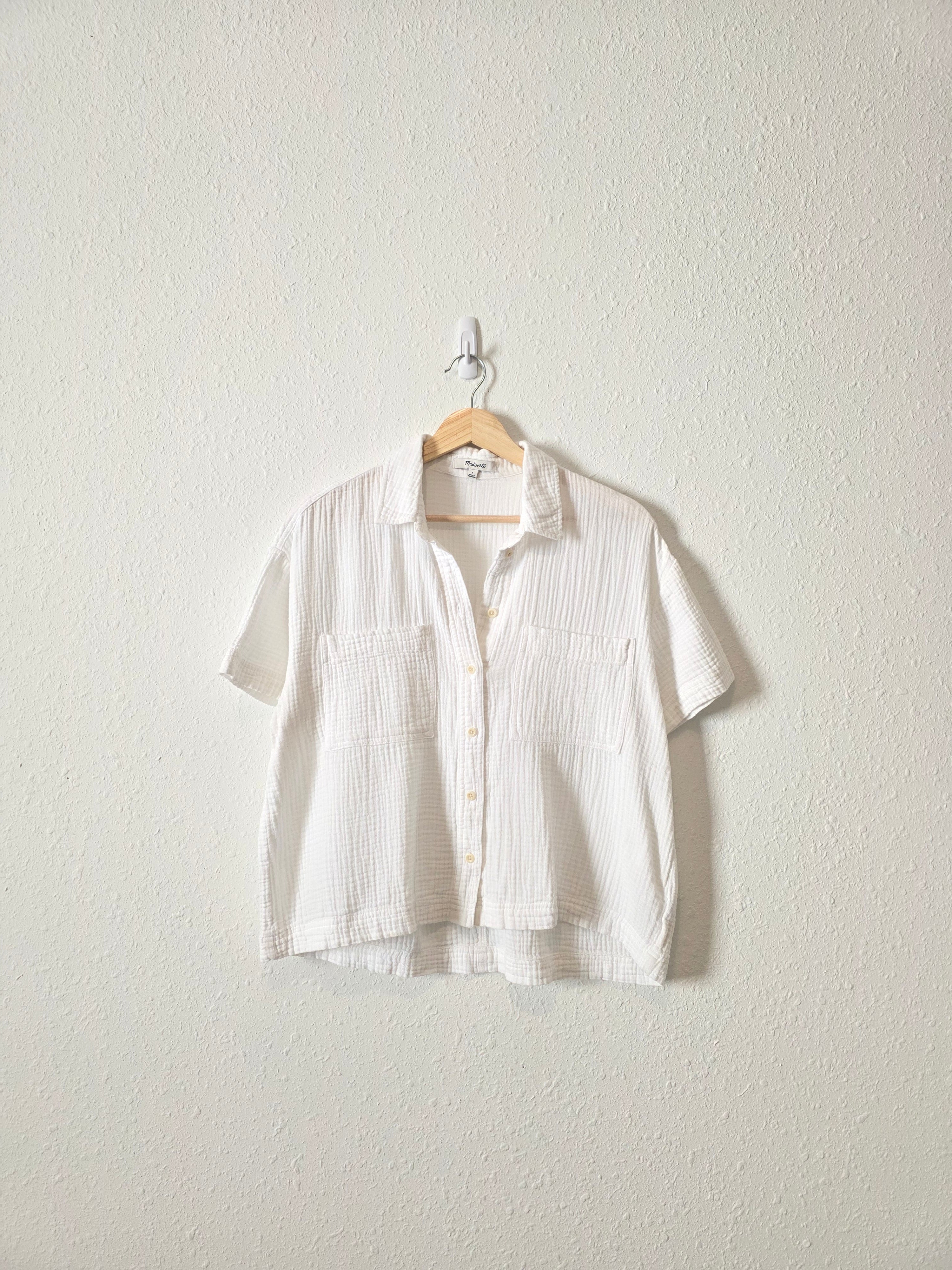 Madewell Cotton Gauze Button Up (S)