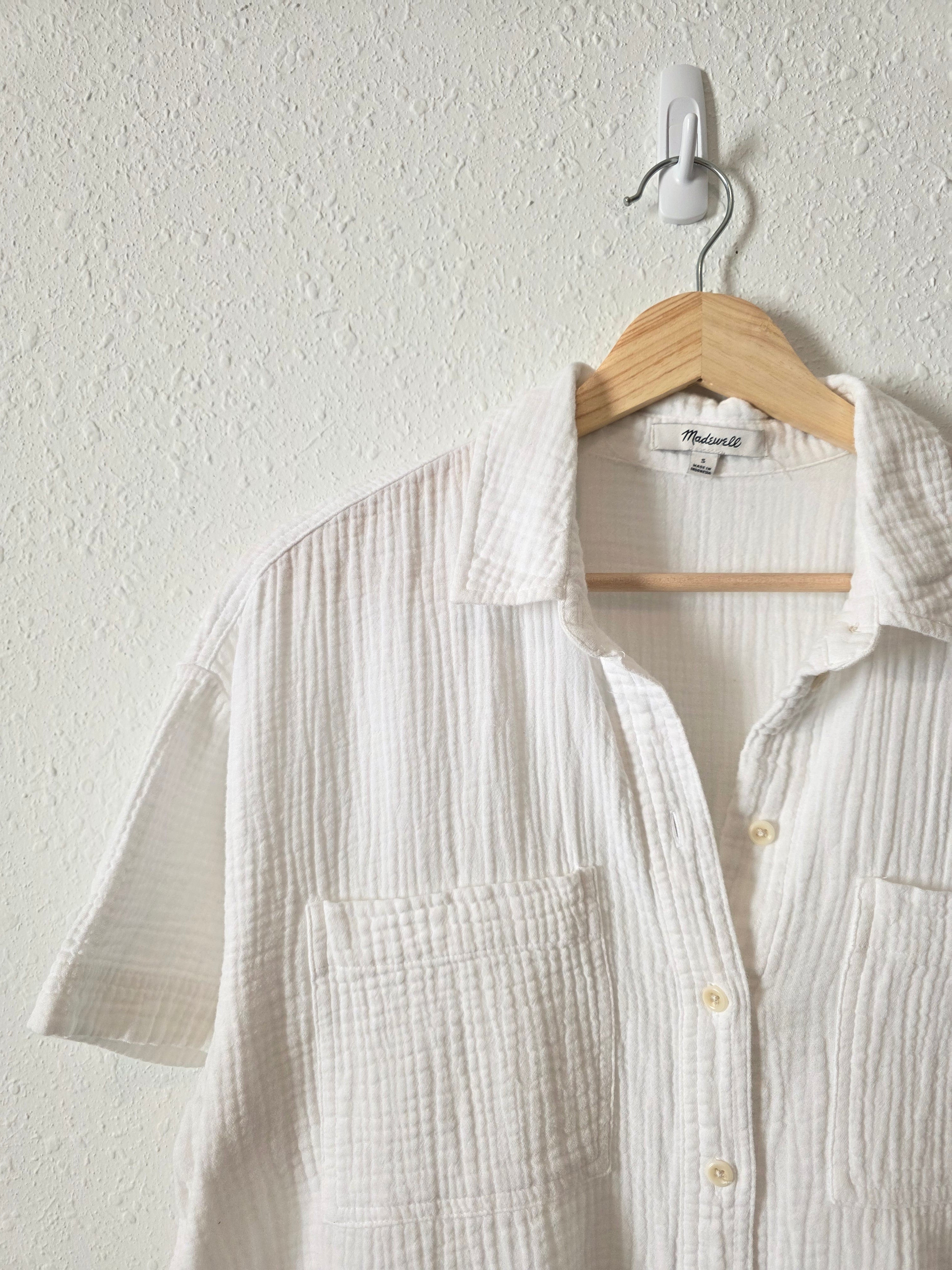 Madewell Cotton Gauze Button Up (S)