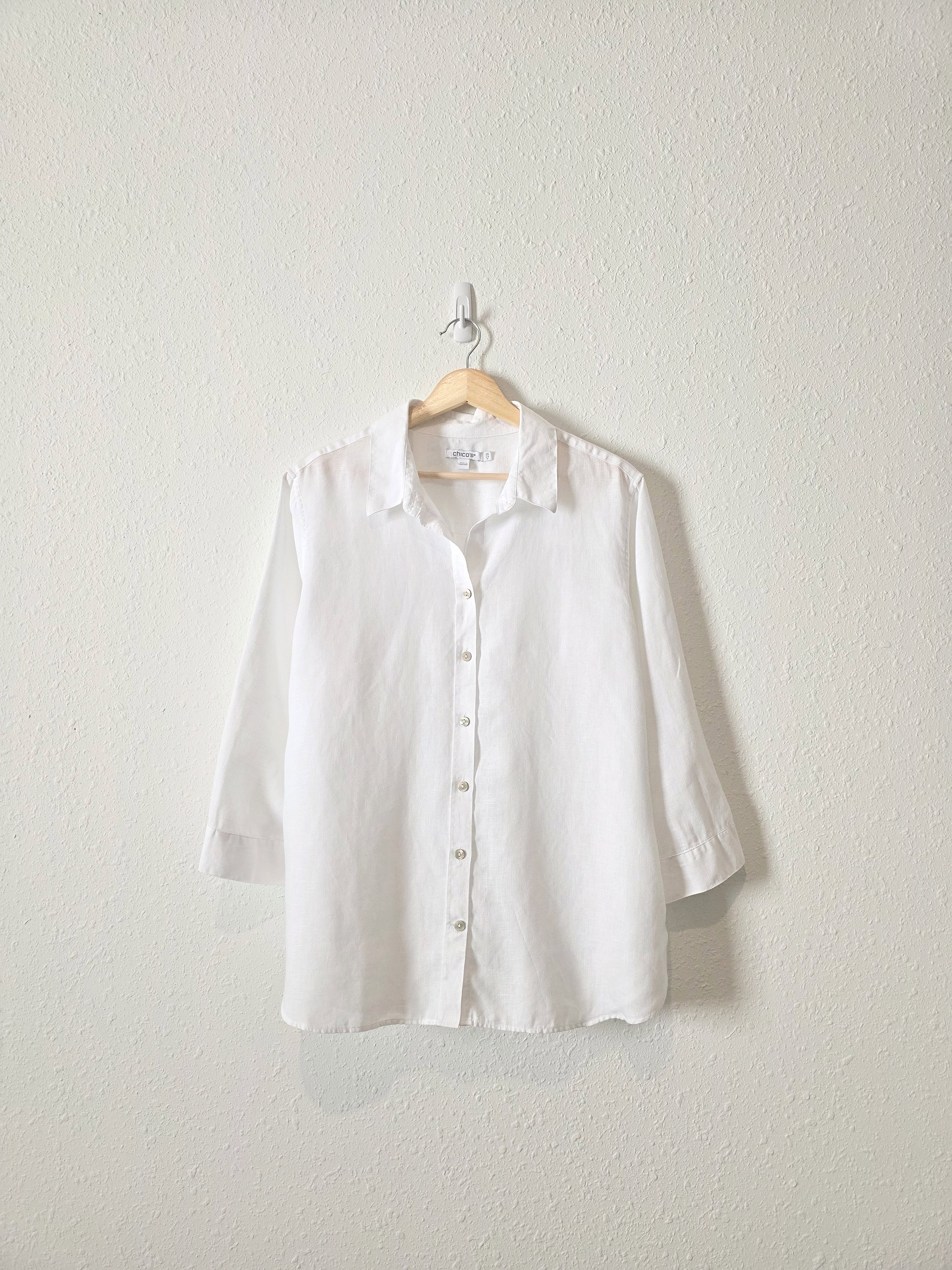 White Linen Button Up (14)