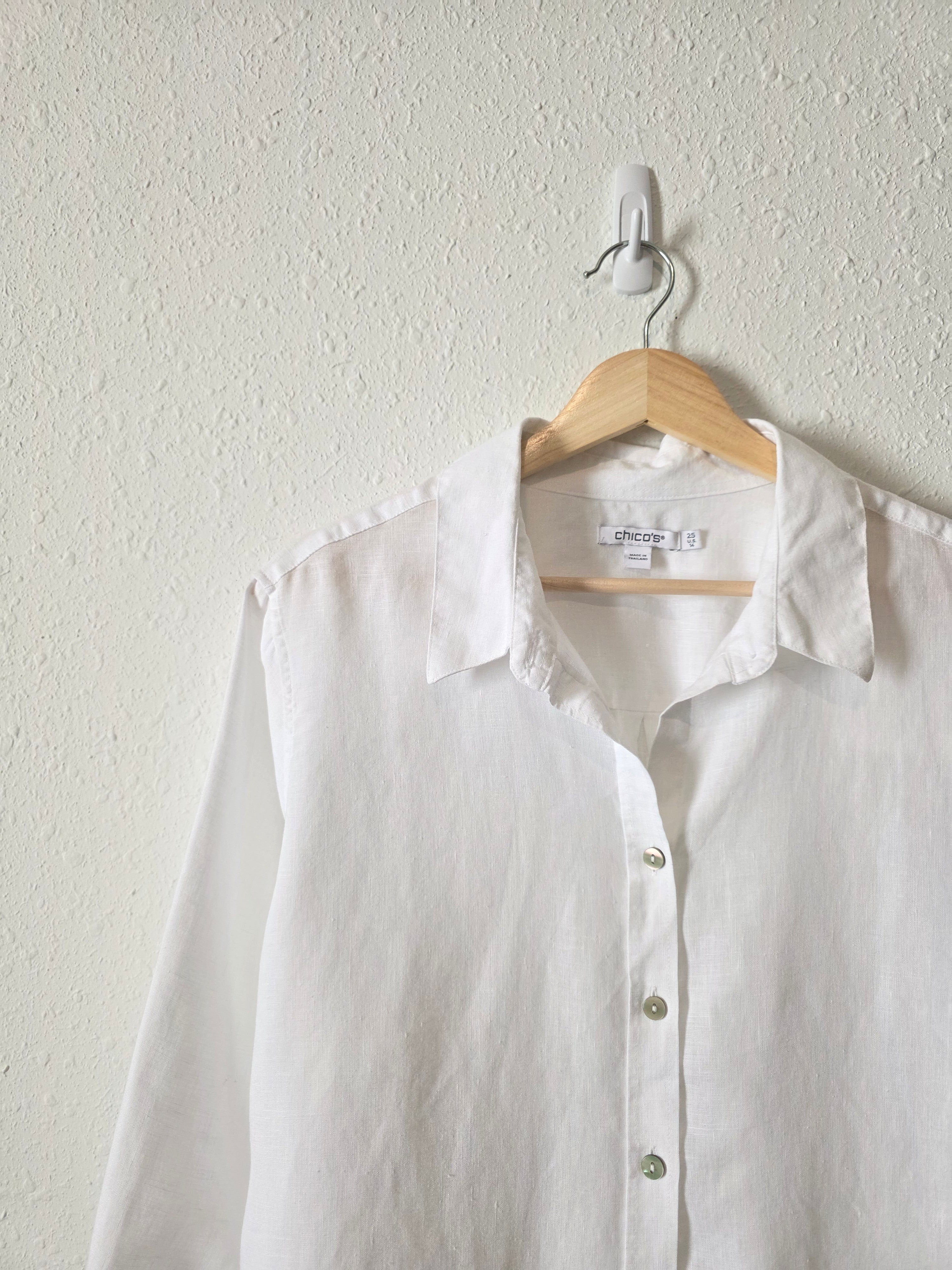 White Linen Button Up (14)
