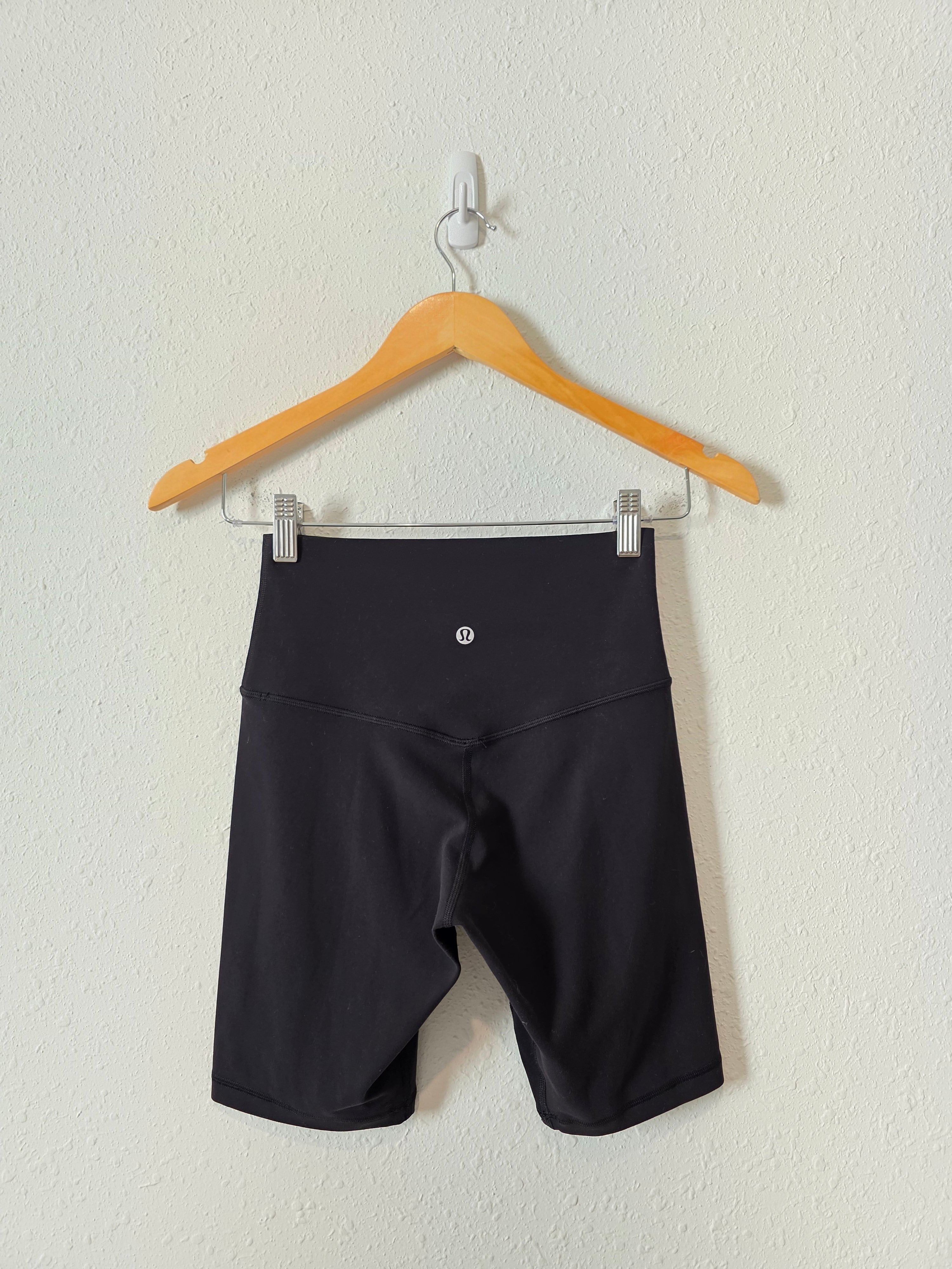 Lululemon Black Align Bike Shorts (4)