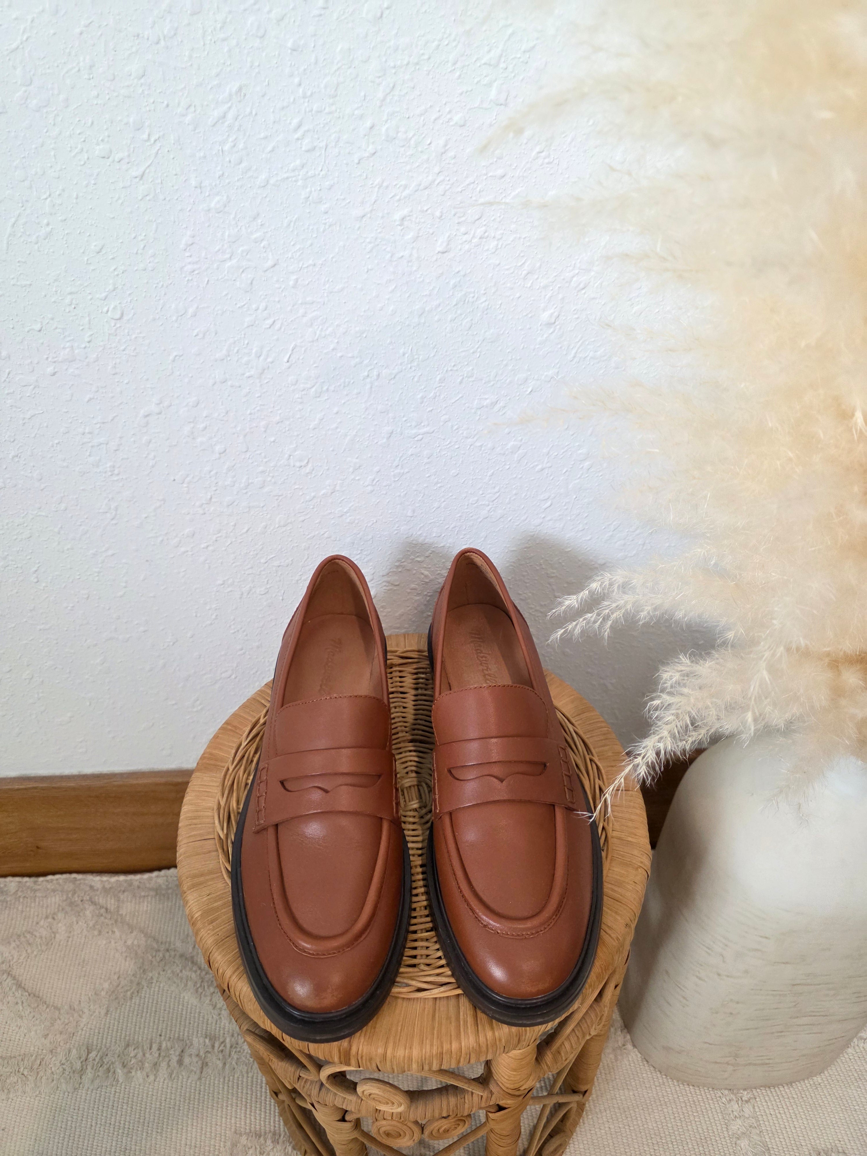 Madewell Brown Leather Loafers (10)