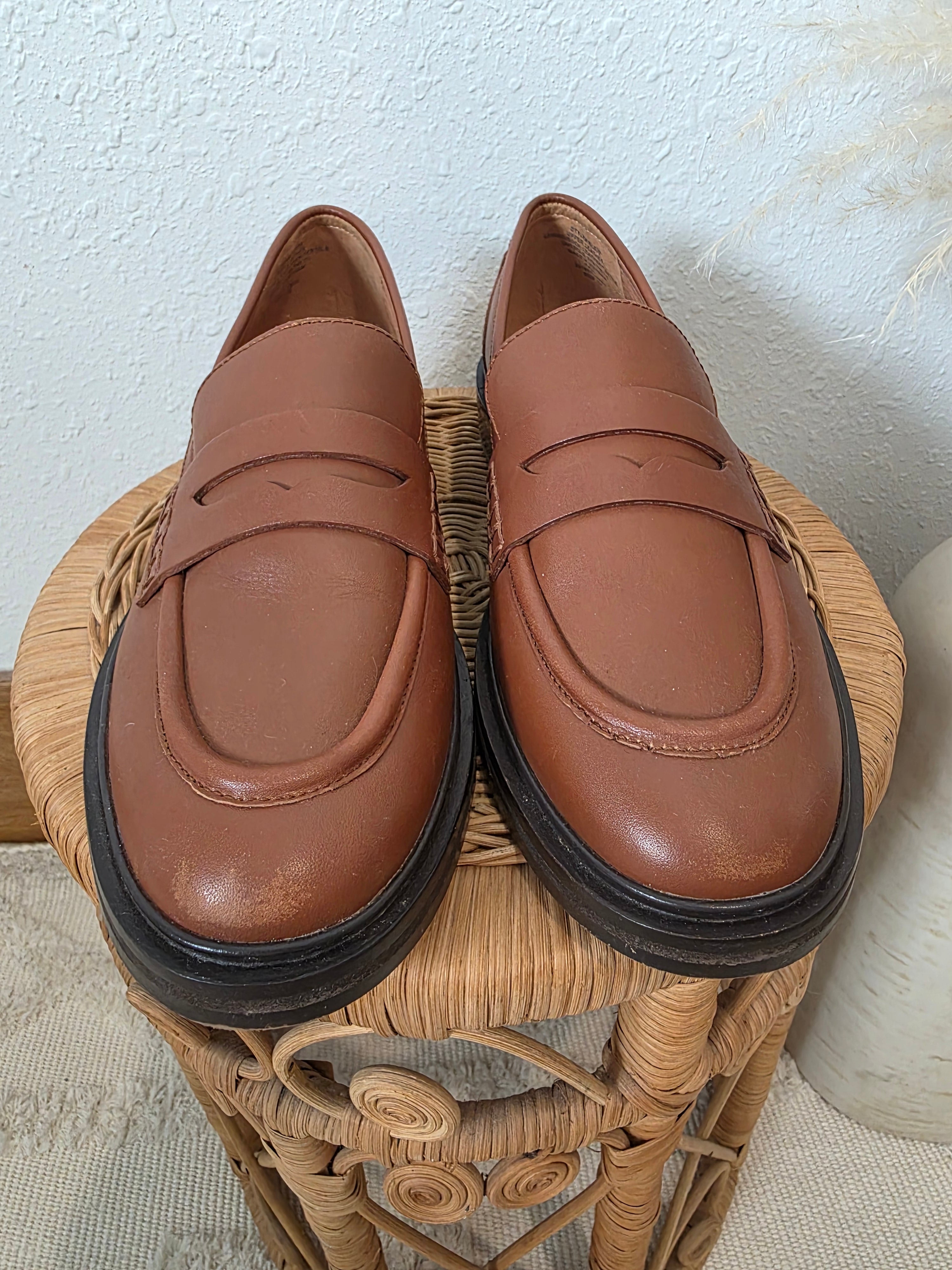 Madewell Brown Leather Loafers (10)