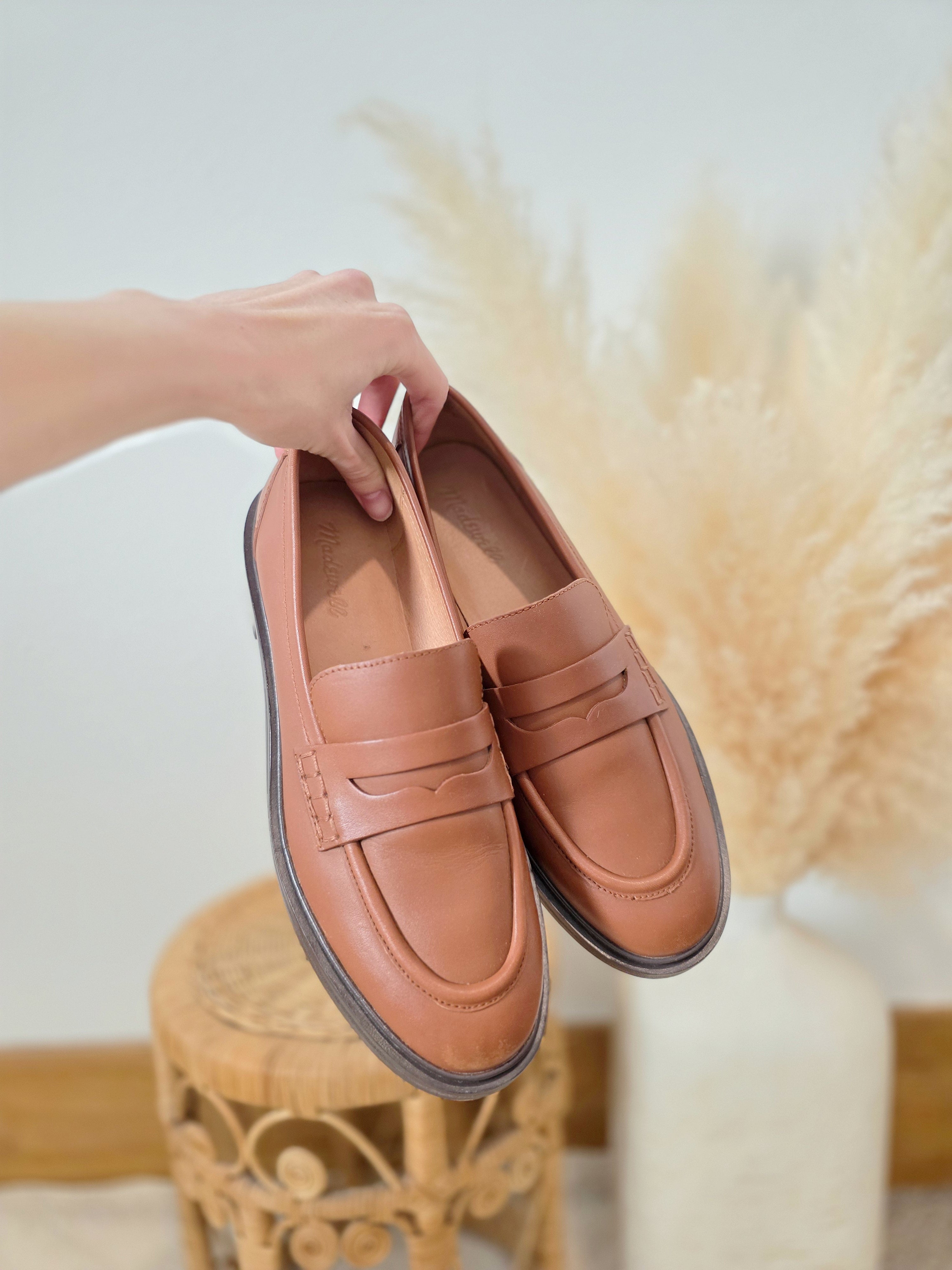 Madewell Brown Leather Loafers (10)