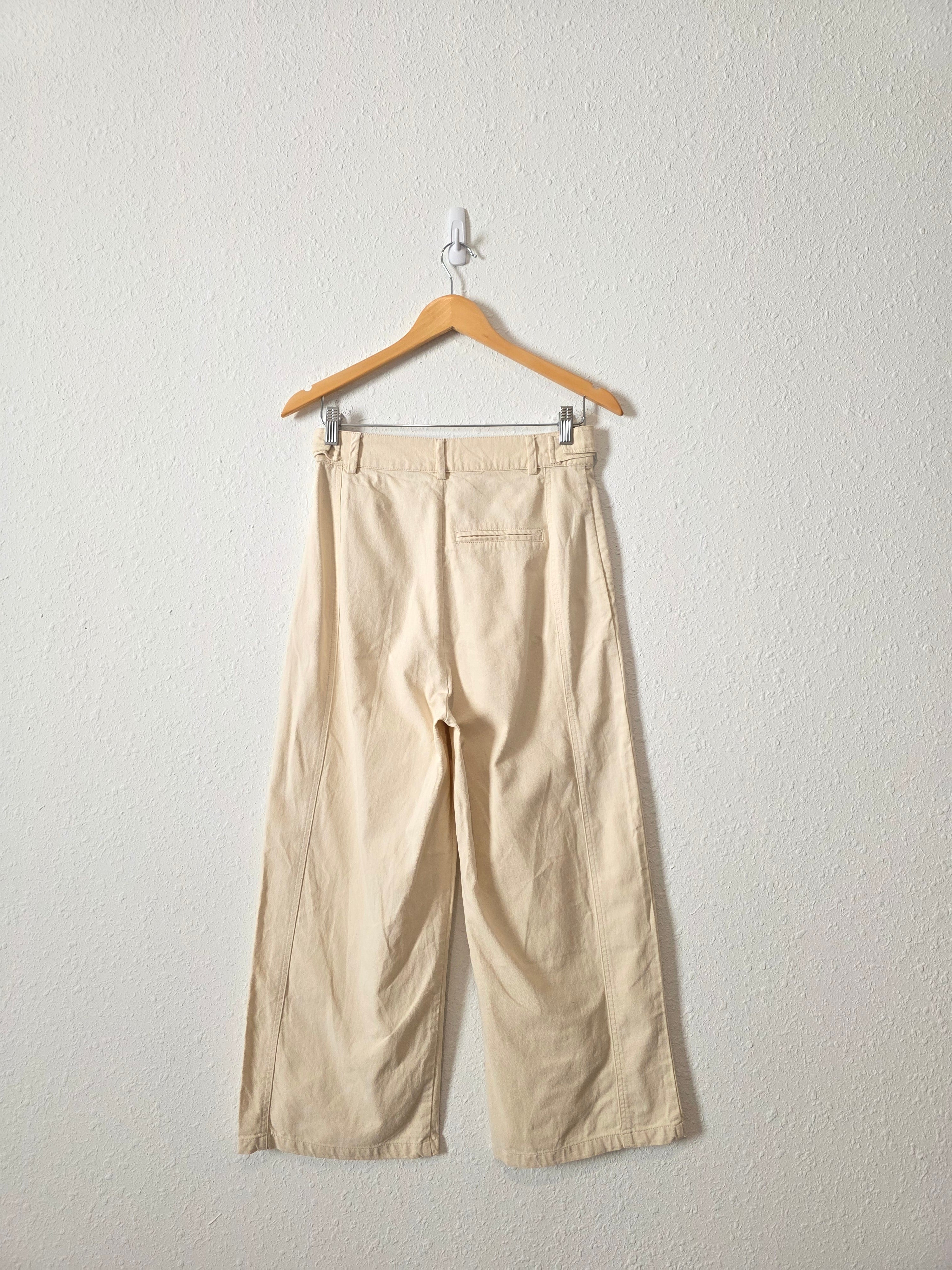 Mod Ref Ecru Straight Pants (S)