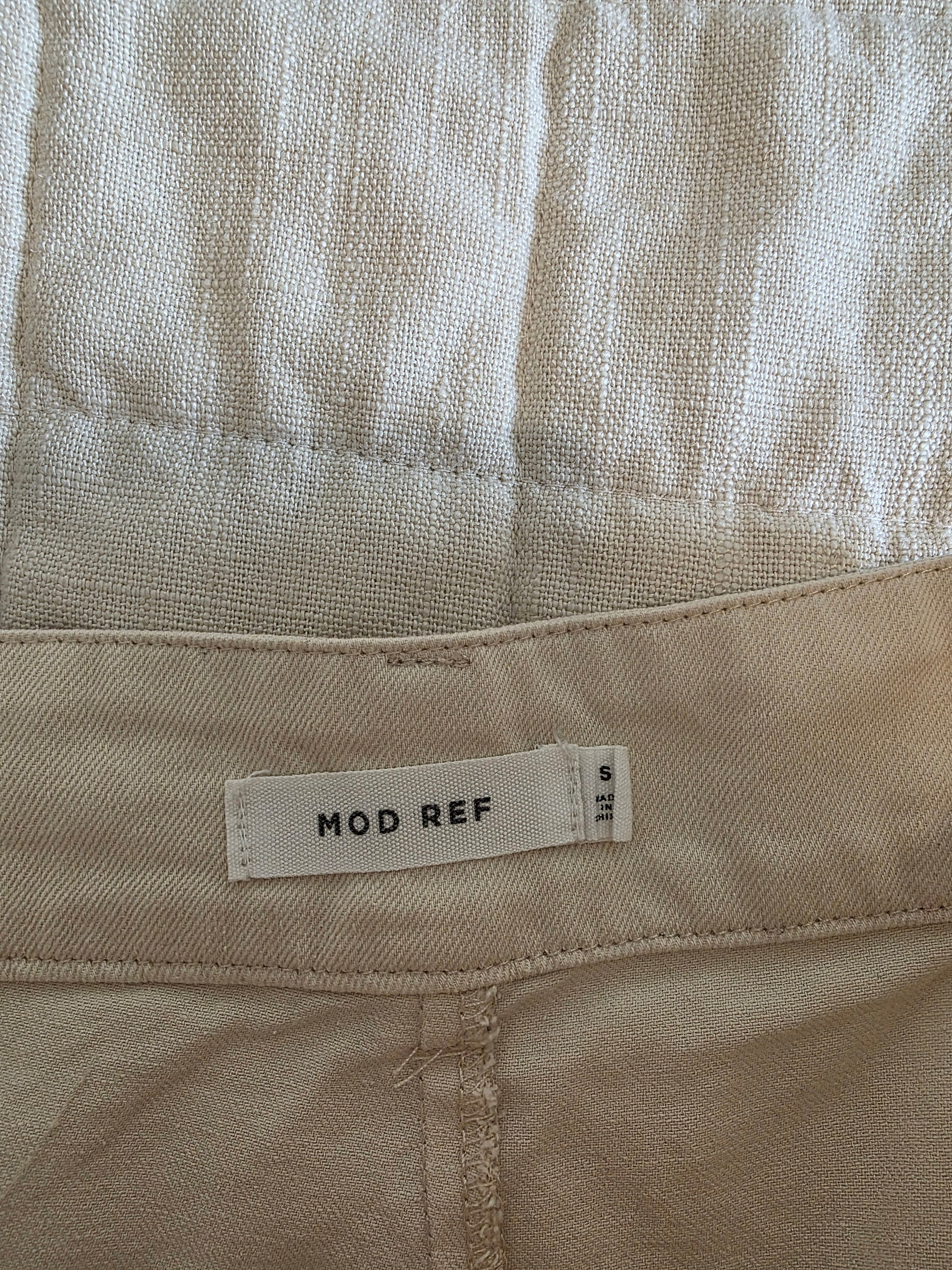 Mod Ref Ecru Straight Pants (S)