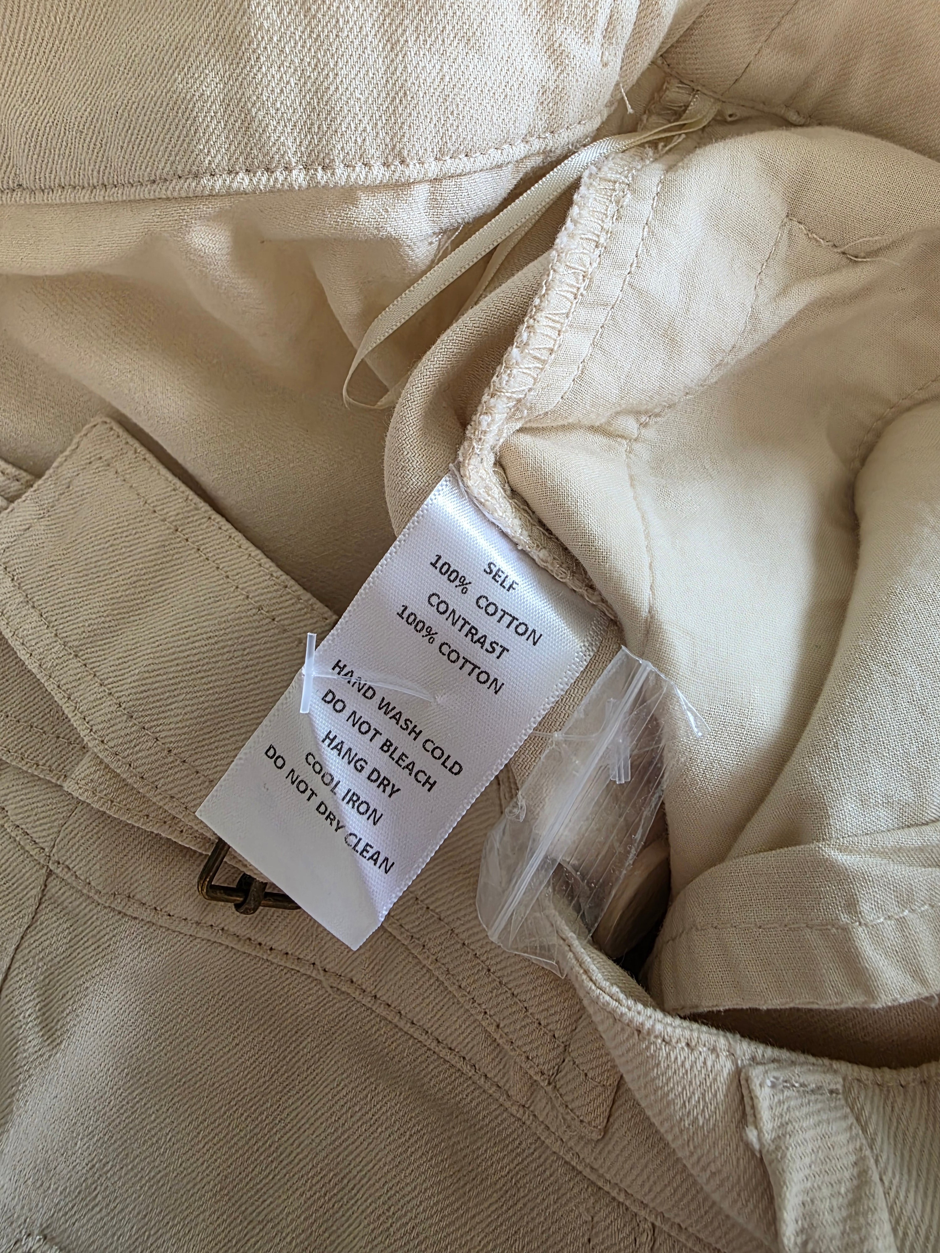 Mod Ref Ecru Straight Pants (S)