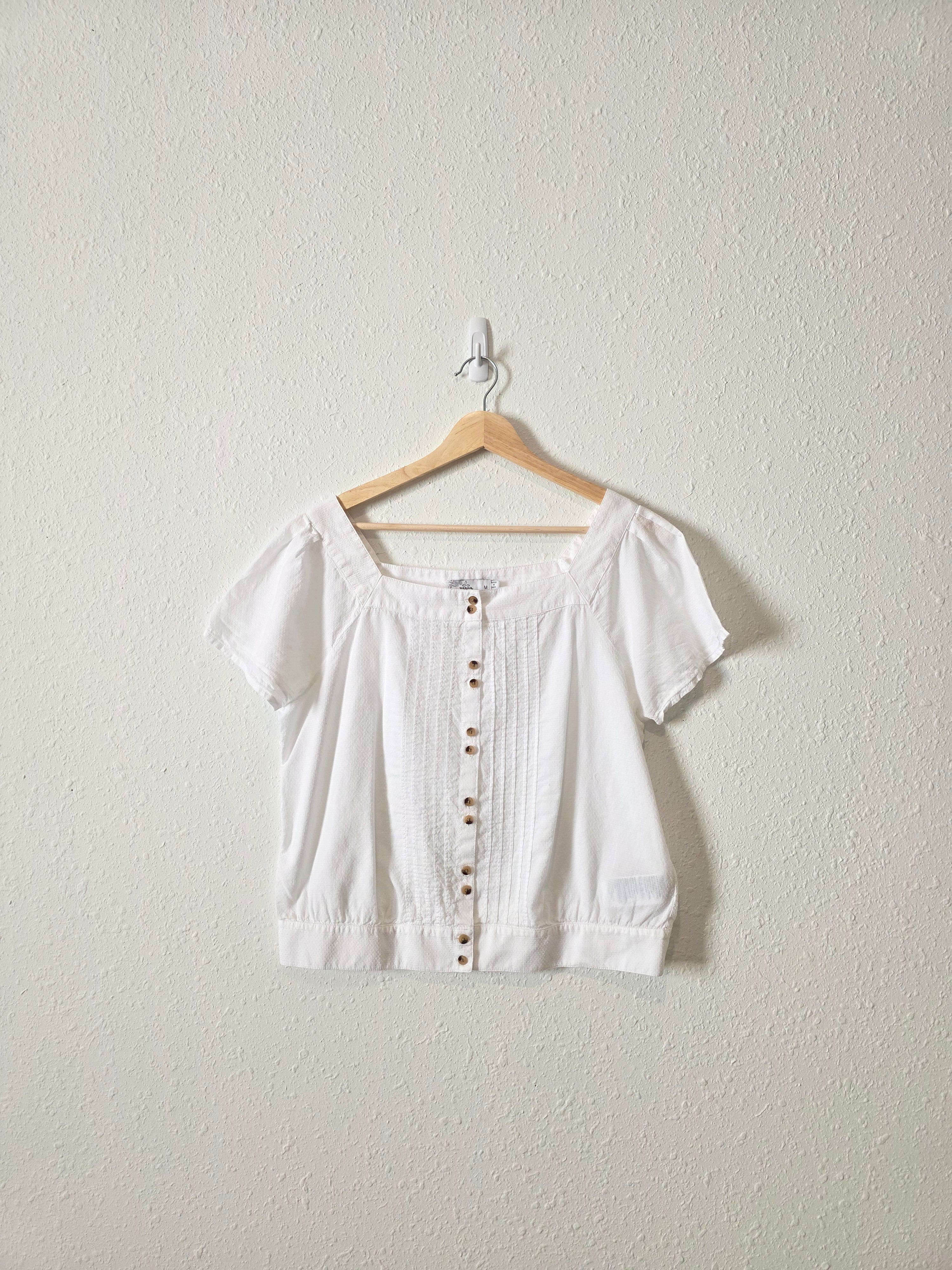 Square Neck Cotton Top (M)