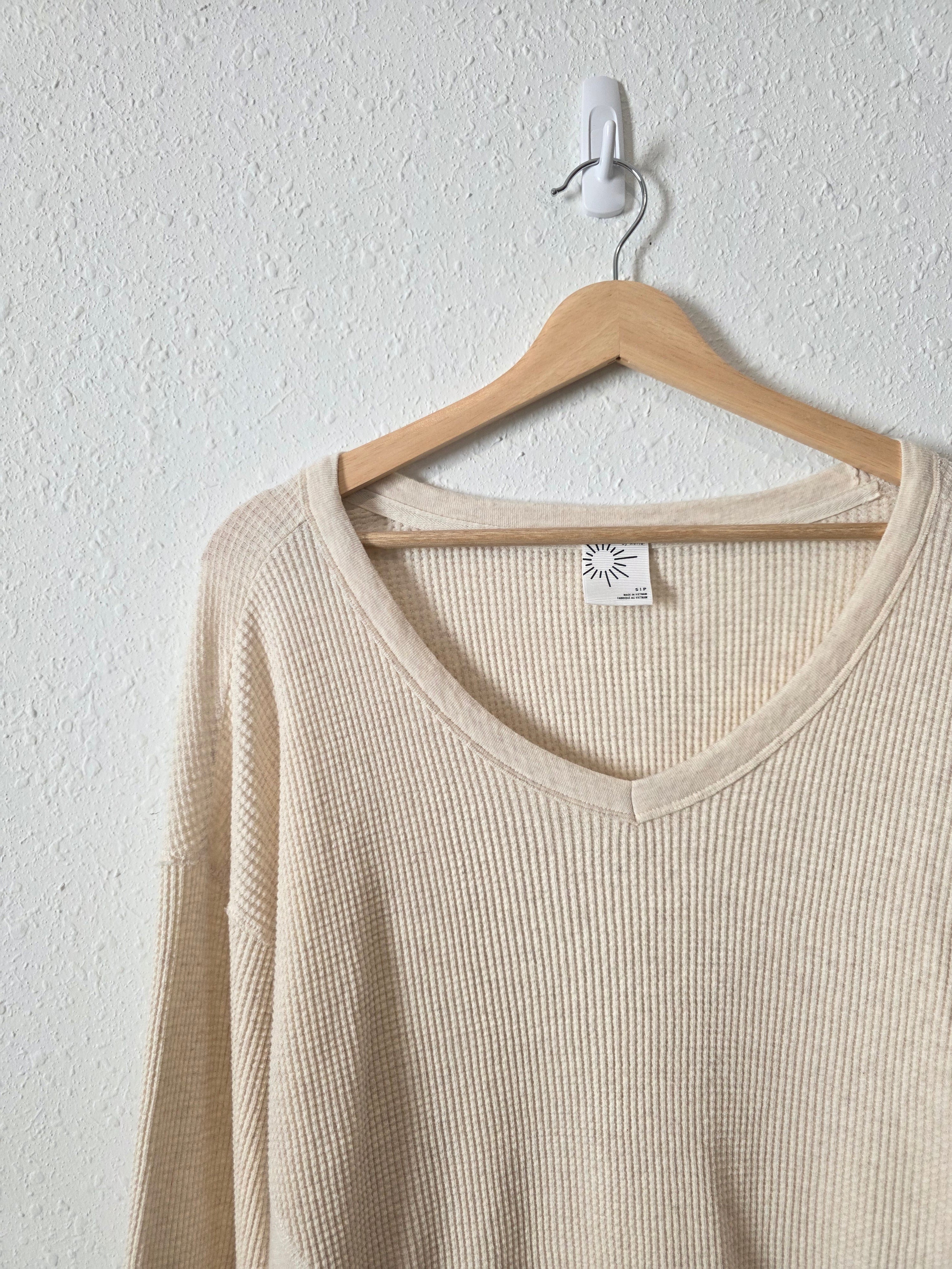 Aerie Long Sleeve Waffle Tee (S)