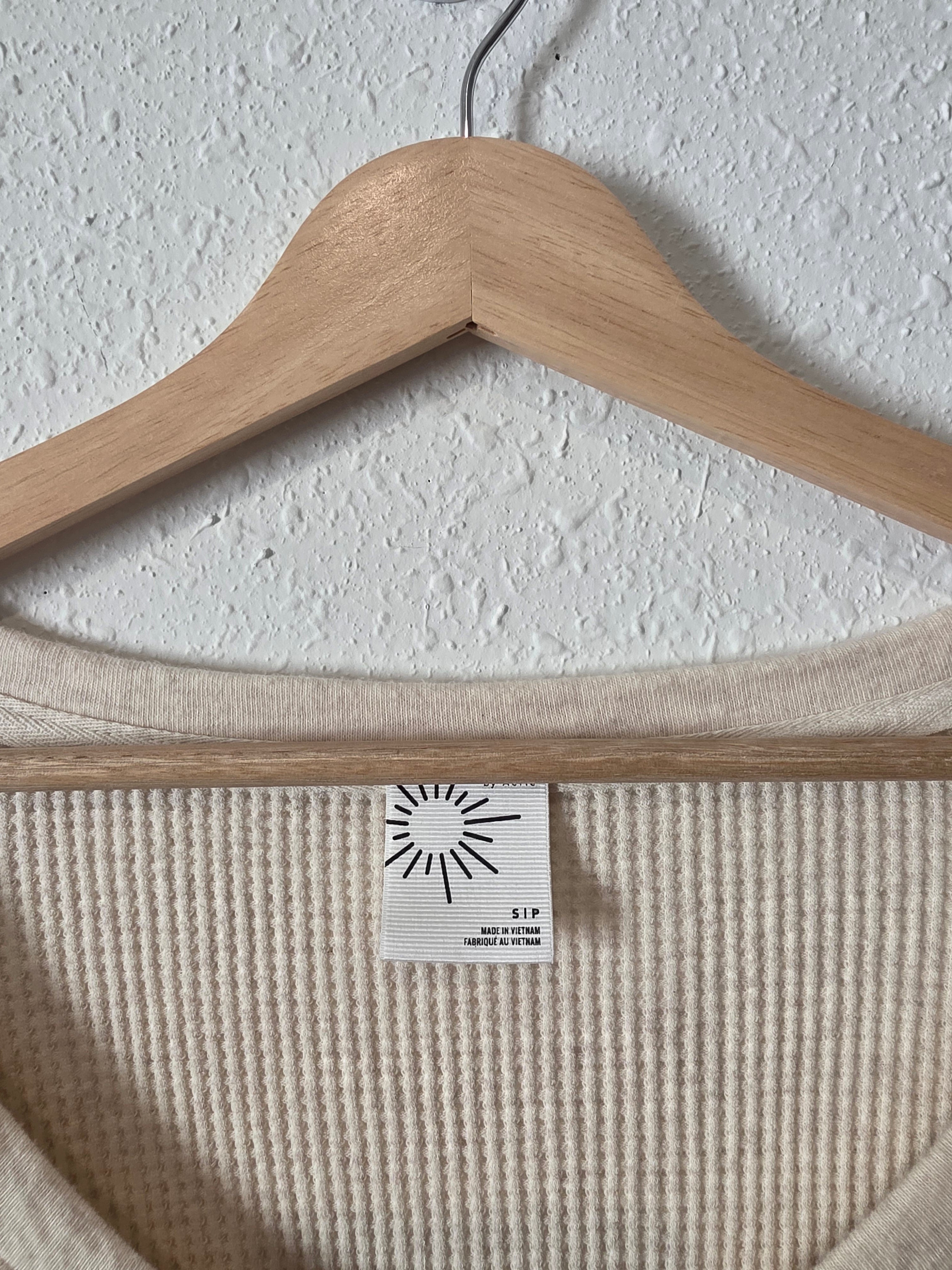 Aerie Long Sleeve Waffle Tee (S)