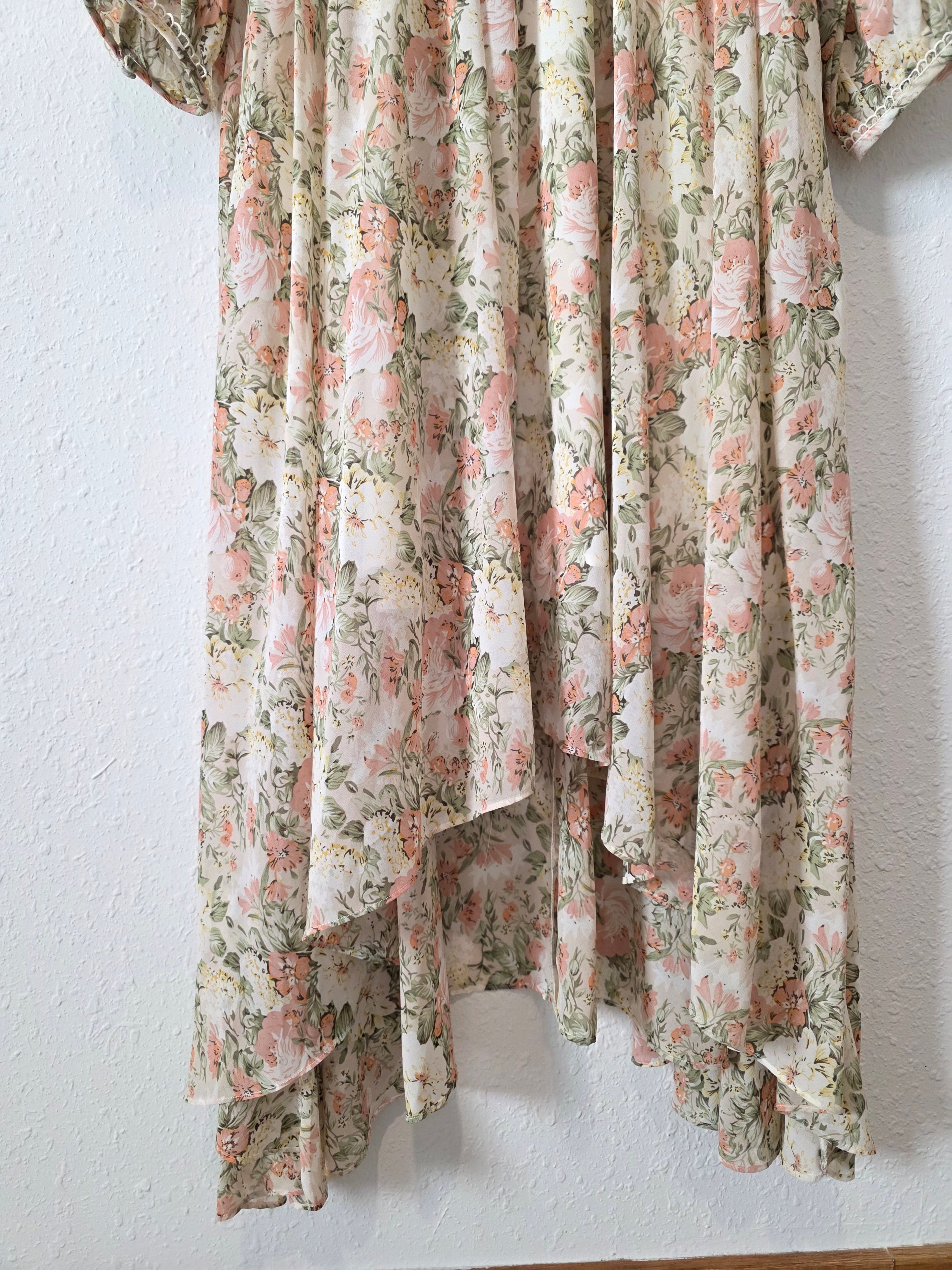 Ivy City Floral Maxi Dress (M)