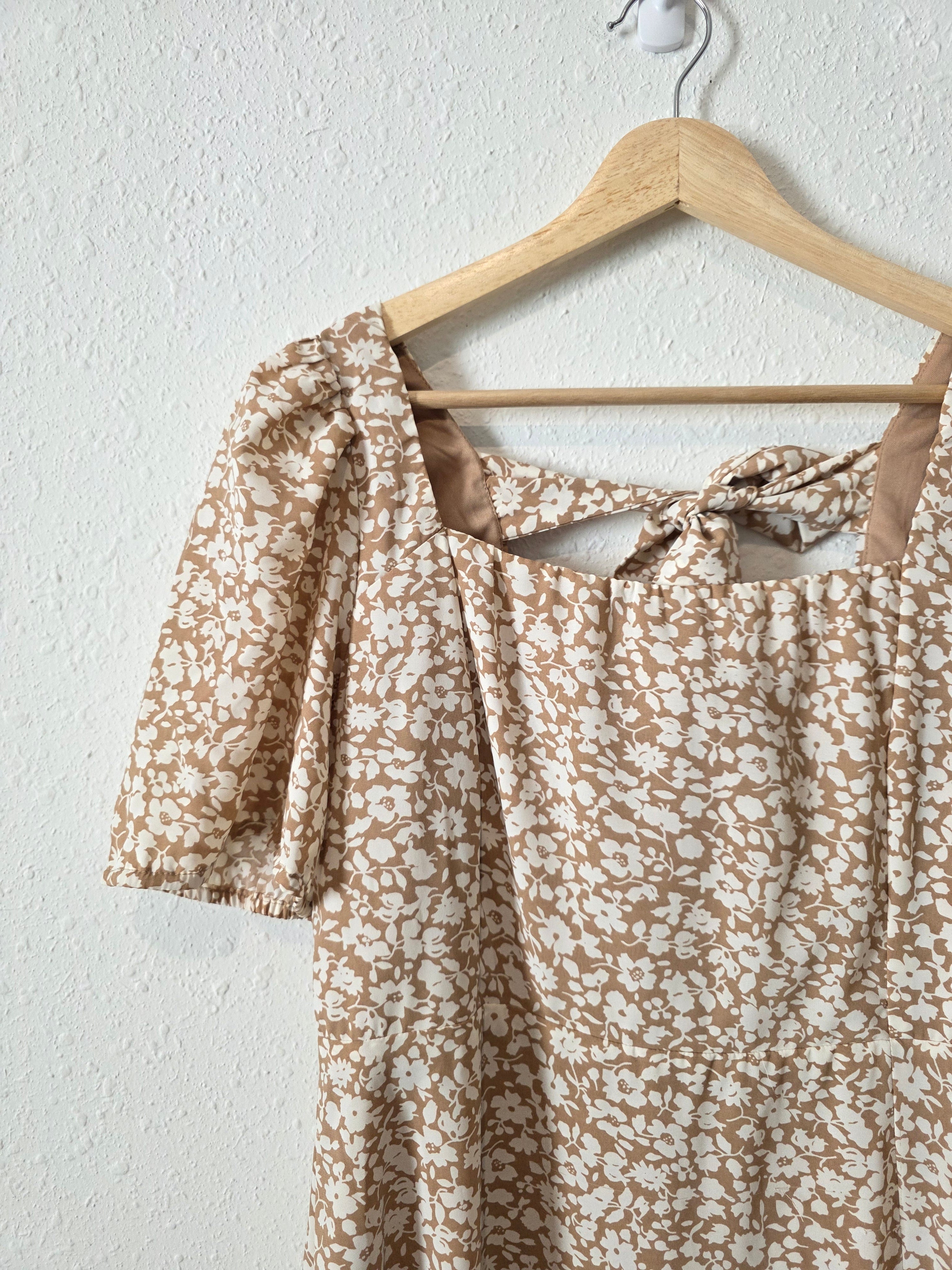 Altar'd State Floral Midi Dress (L)