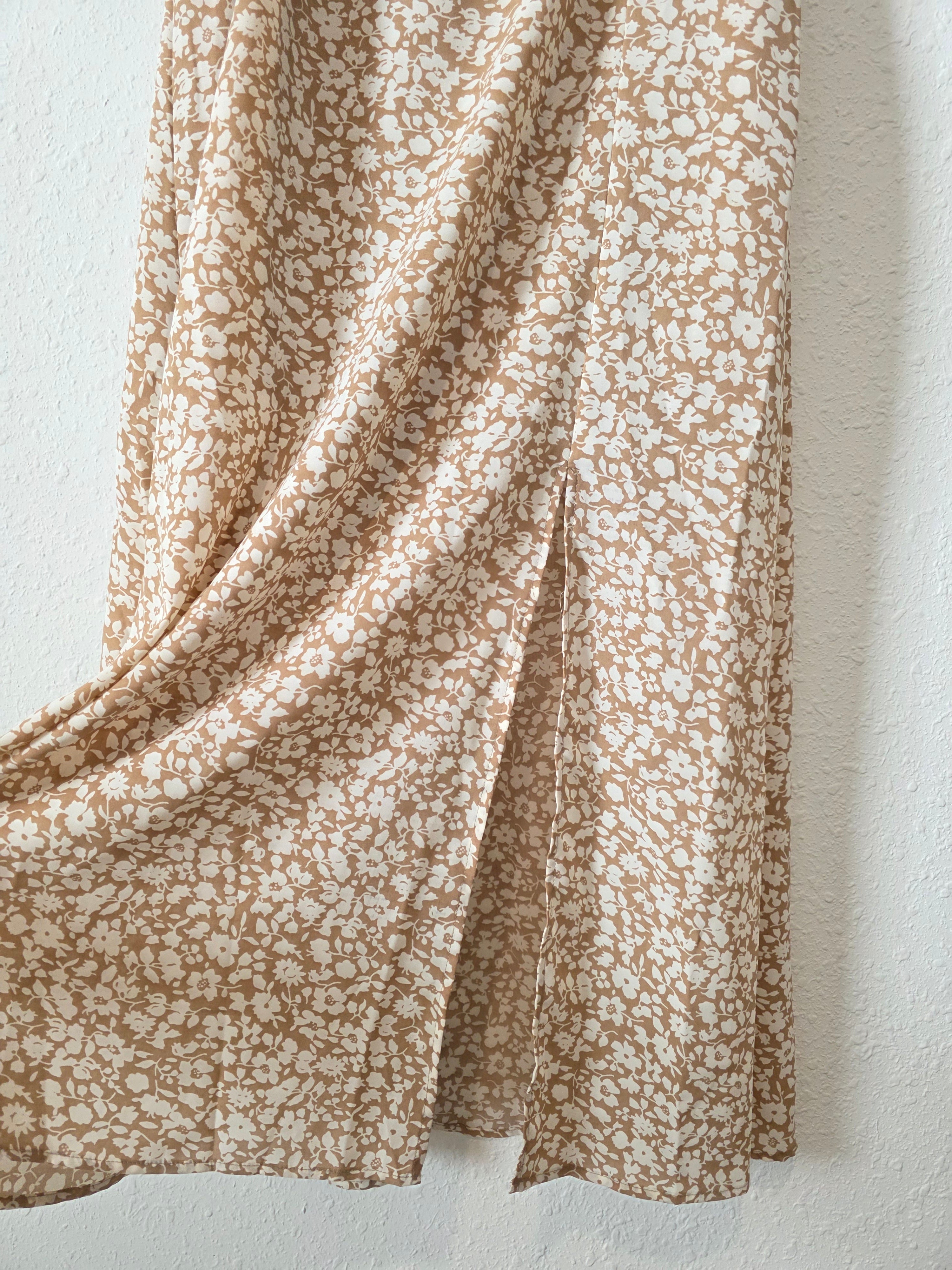 Altar'd State Floral Midi Dress (L)