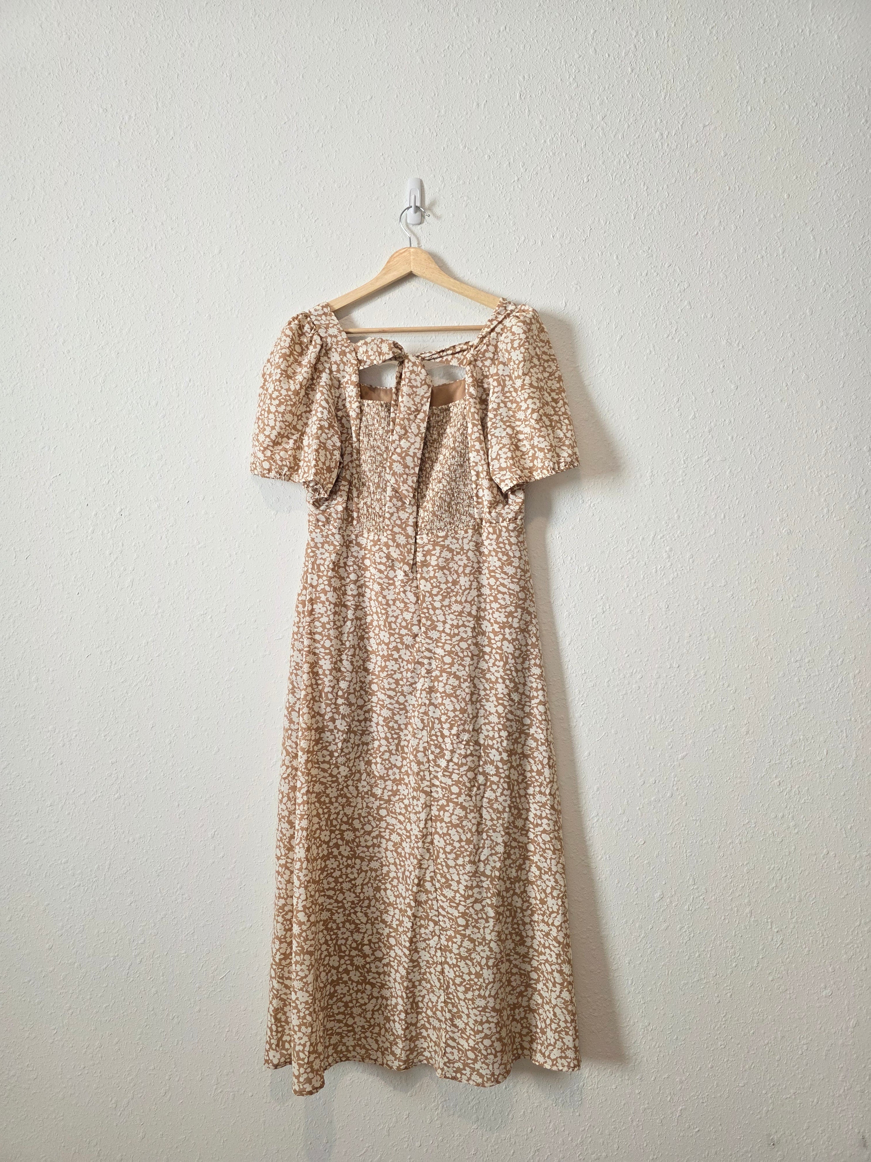 Altar'd State Floral Midi Dress (L)