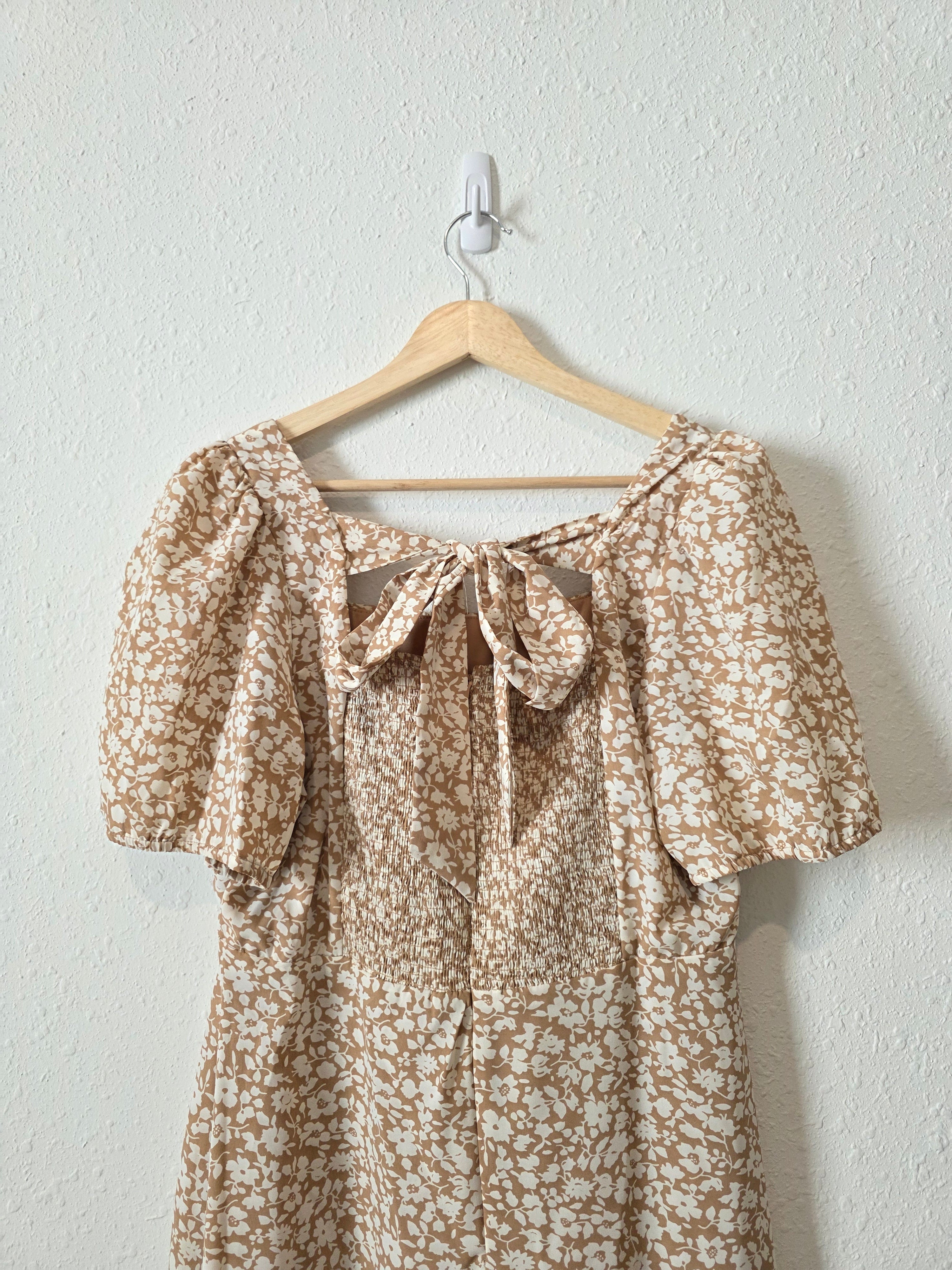 Altar'd State Floral Midi Dress (L)