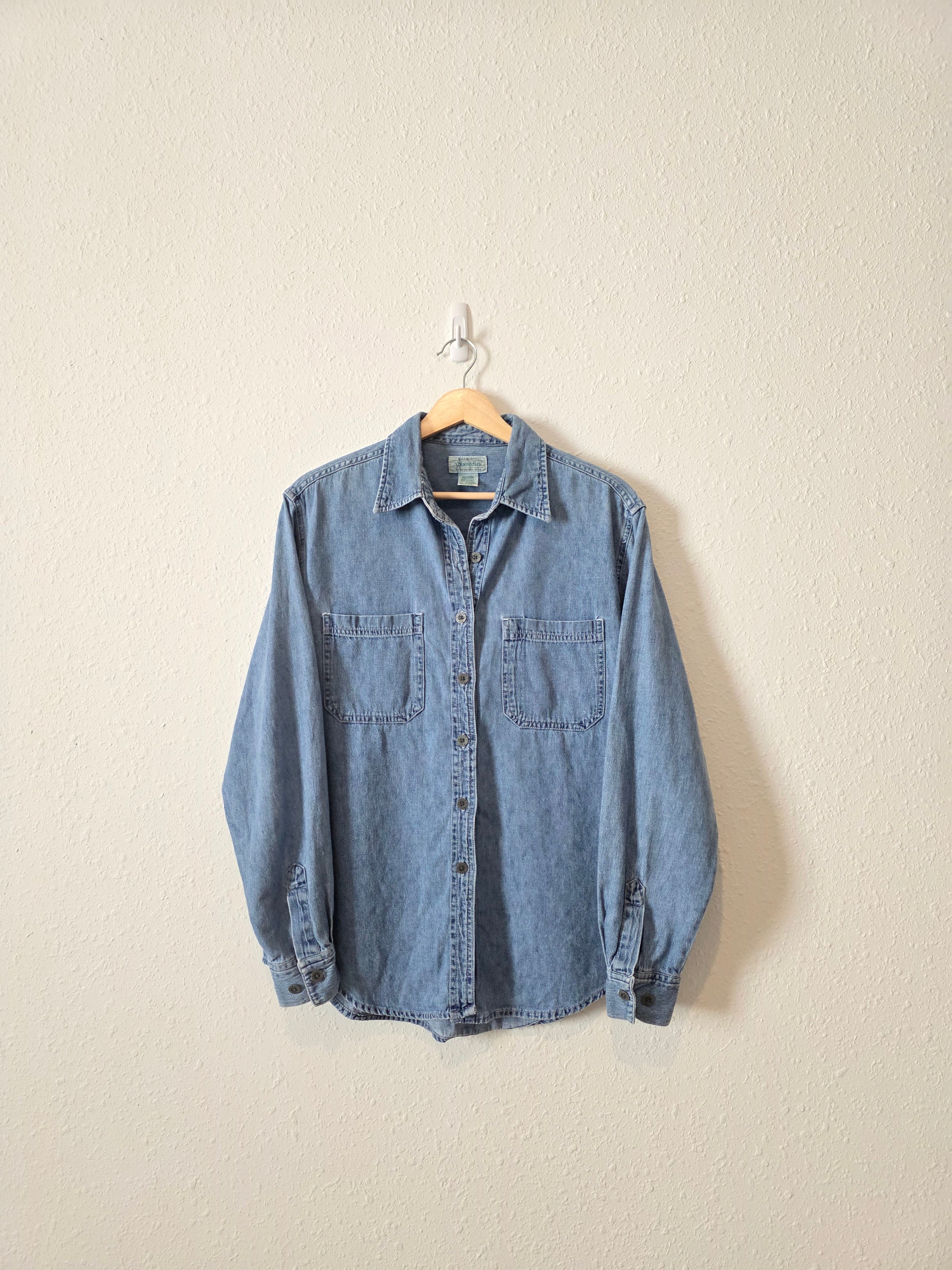 Vintage Denim Button Up (M)