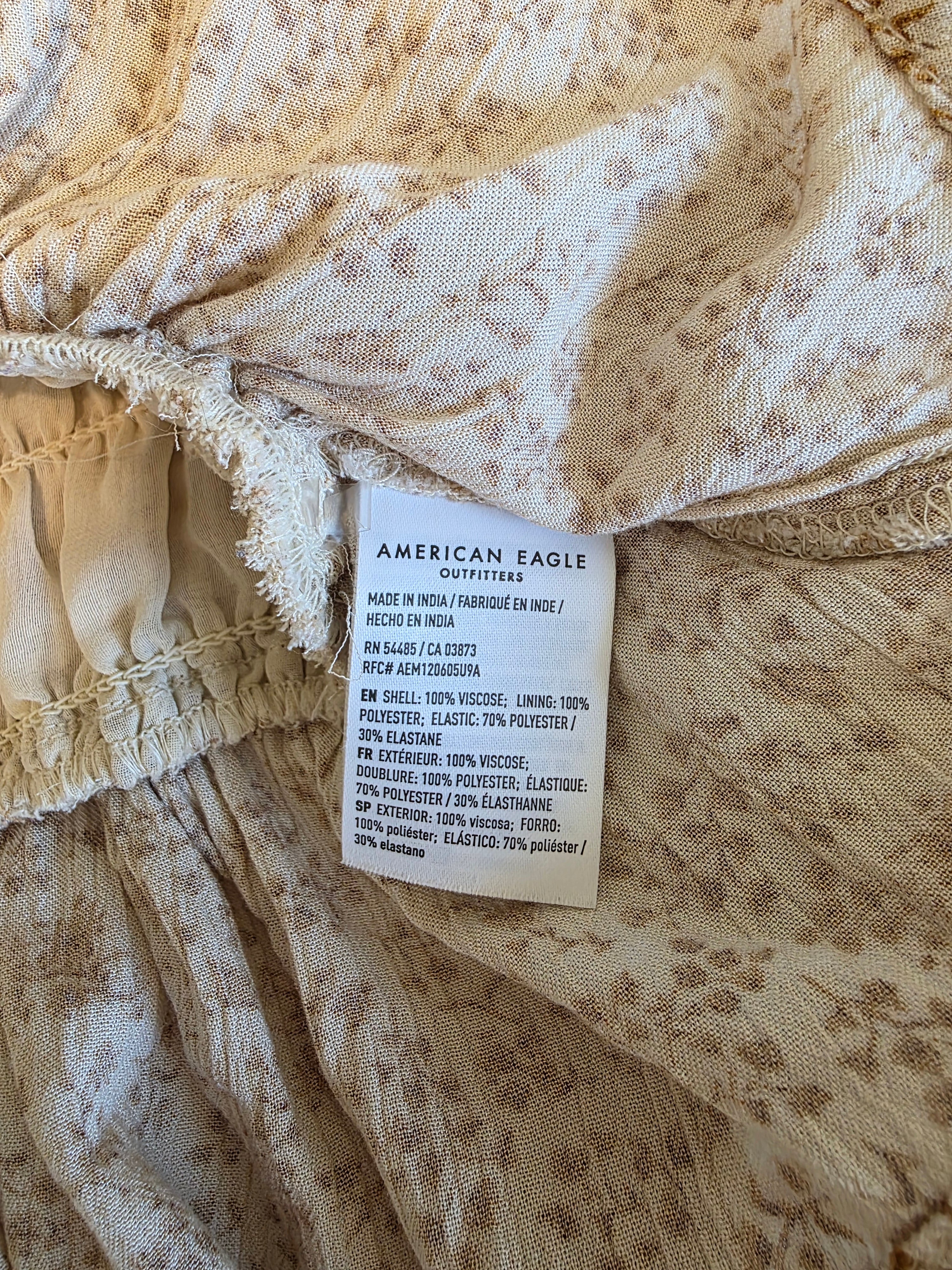 Dainty Floral Smocked Top (M)