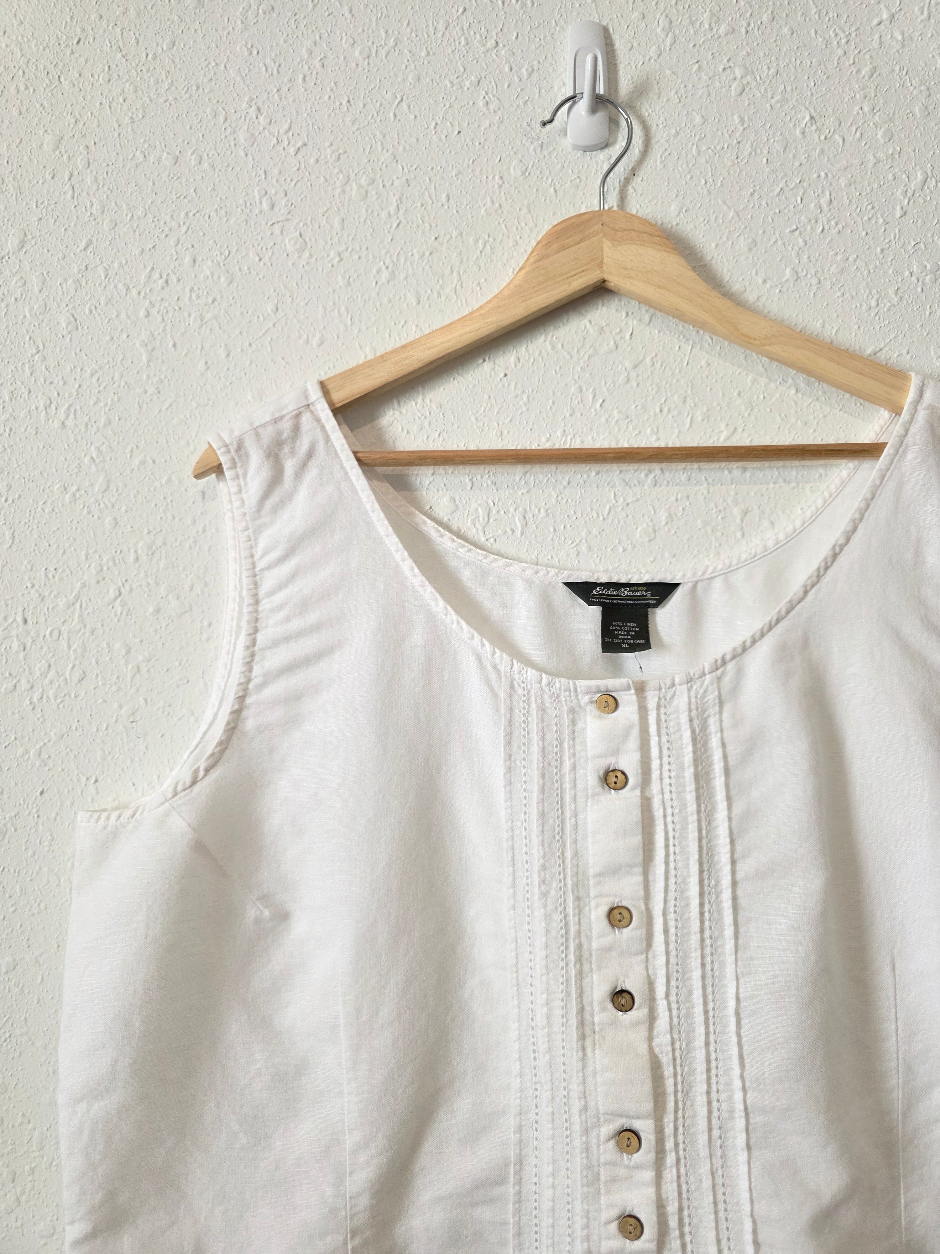 Eddie Bauer Linen Cotton Tank (XL)