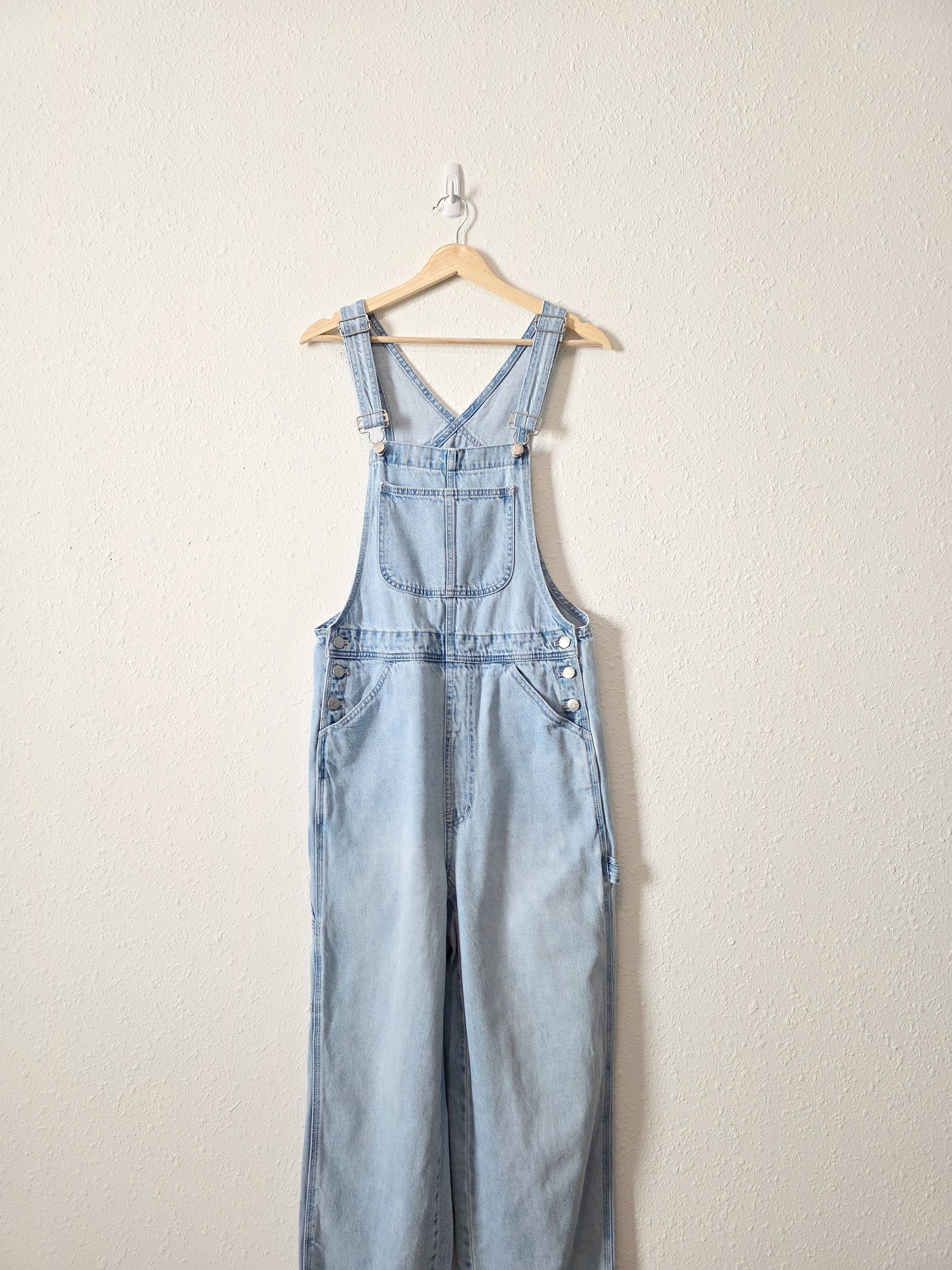 Madewell Light Wash Denim Overalls (MT)