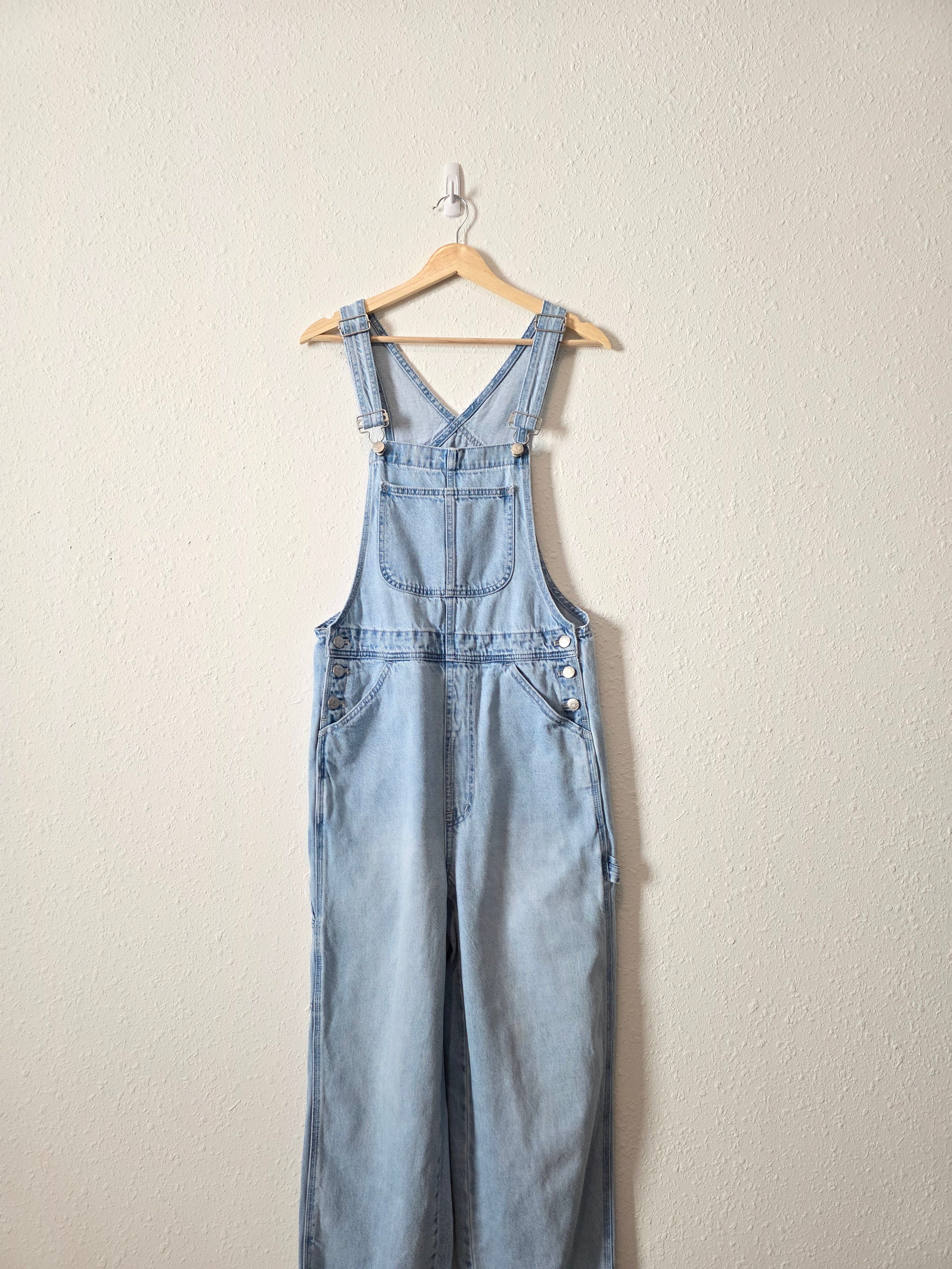 Madewell Light Wash Denim Overalls (MT)