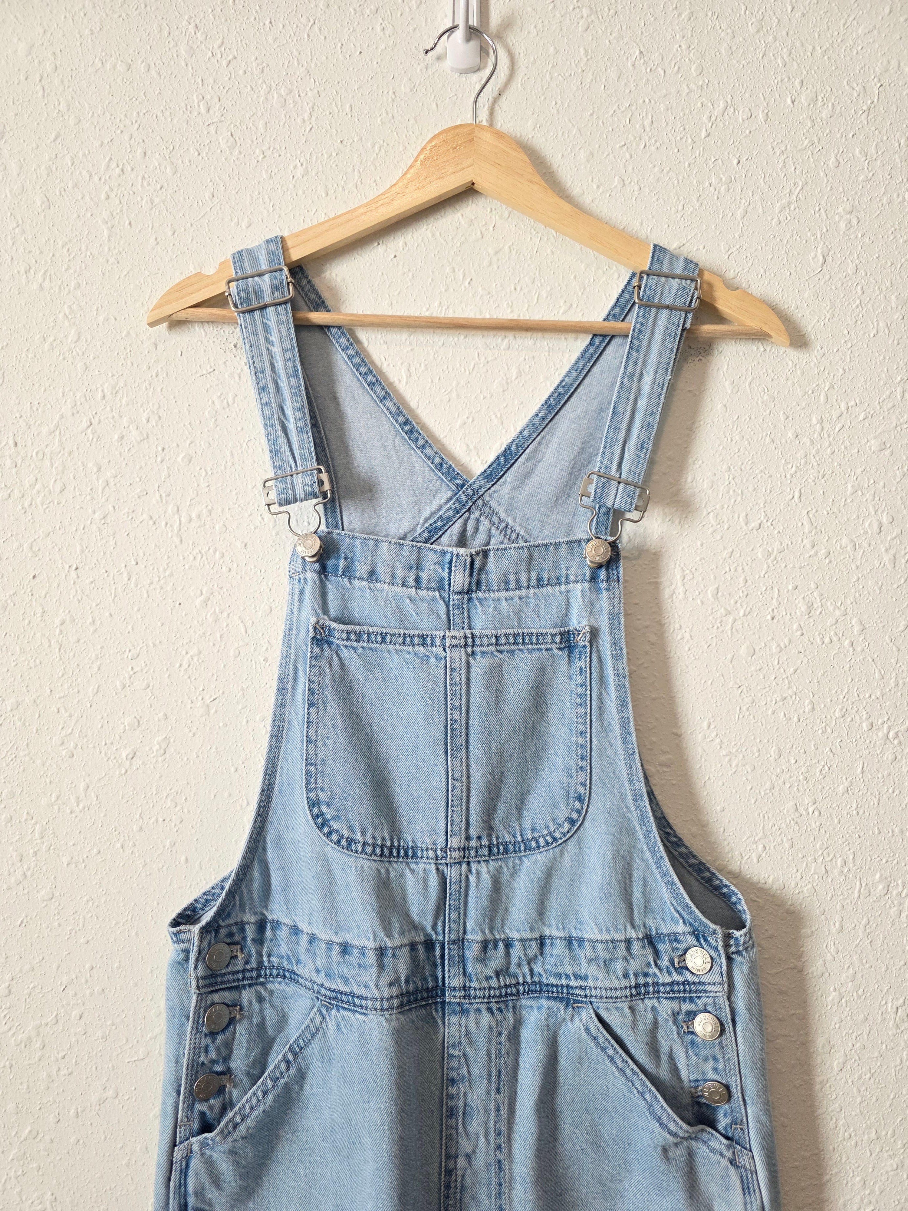 Madewell Light Wash Denim Overalls (MT)